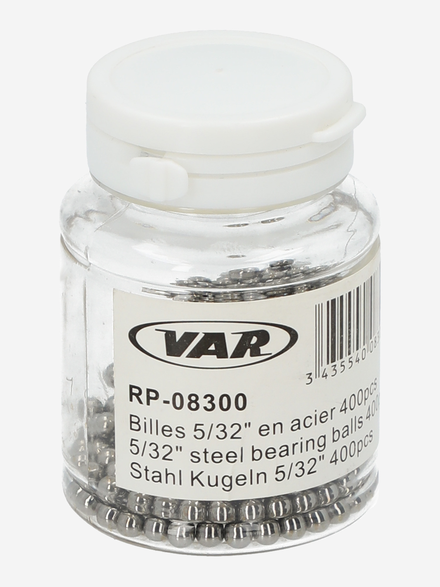 

Подшипники для втулок VAR RP-08300 5/32", 400 шт, Серебряный