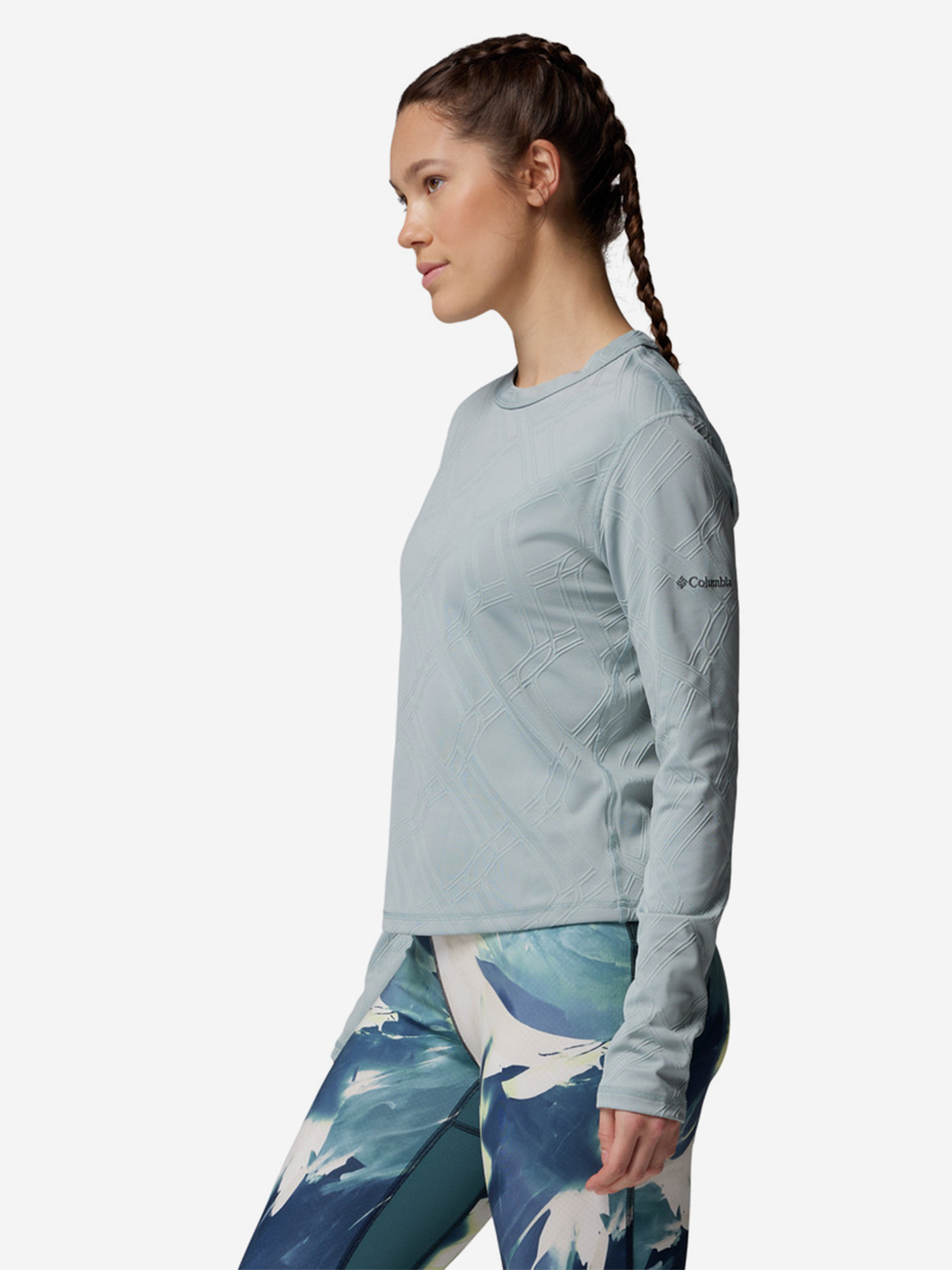 

Лонгслив женский Columbia Granite Point Ls Crew, Голубой