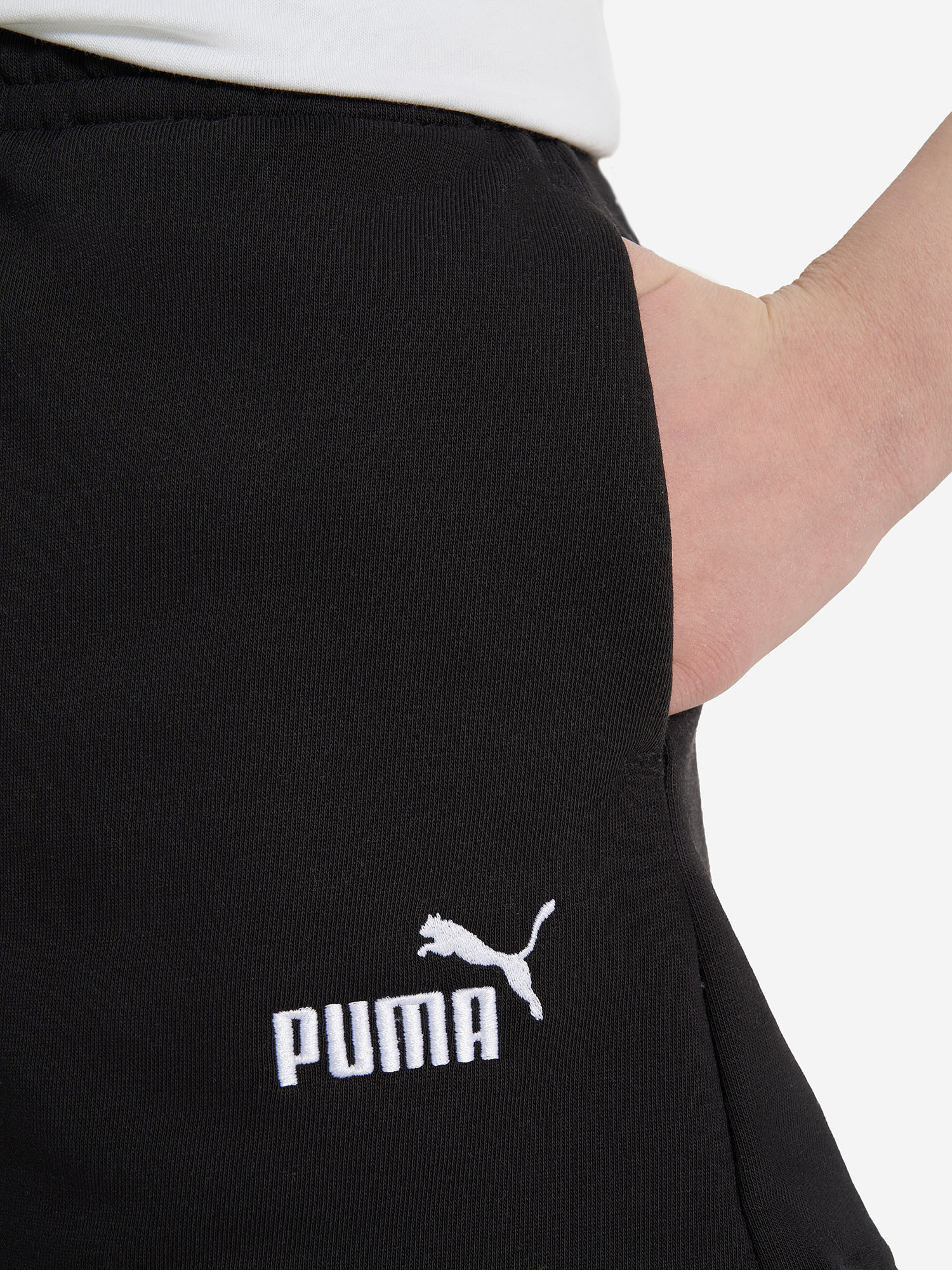 Шорты для девочек PUMA Small No. 1 Logo, Черный 5