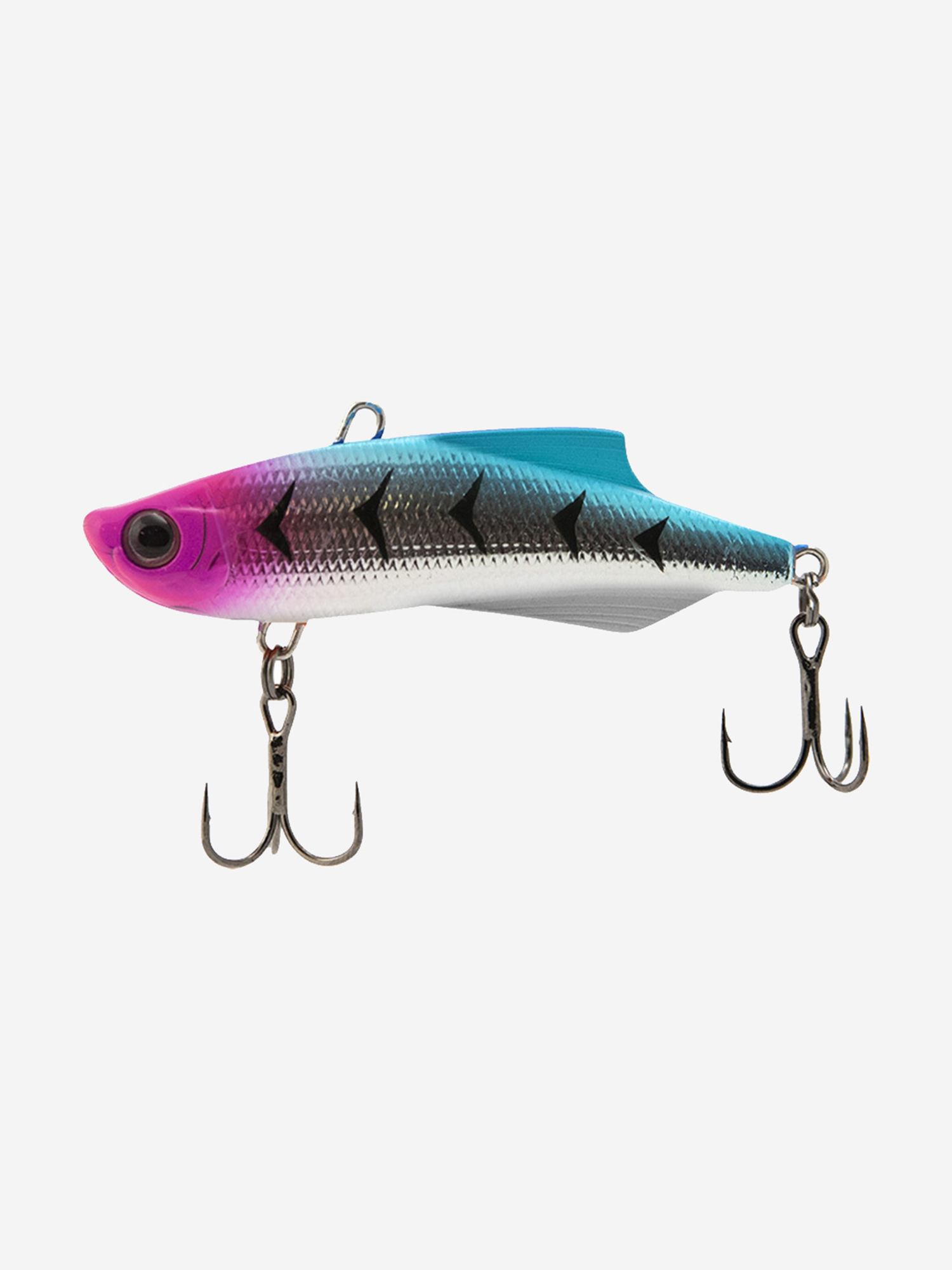 

Виб (тонущий воблер) для зимней рыбалки ECOPRO Tor 70мм 20г 047 Psychedelic Shad, Серый