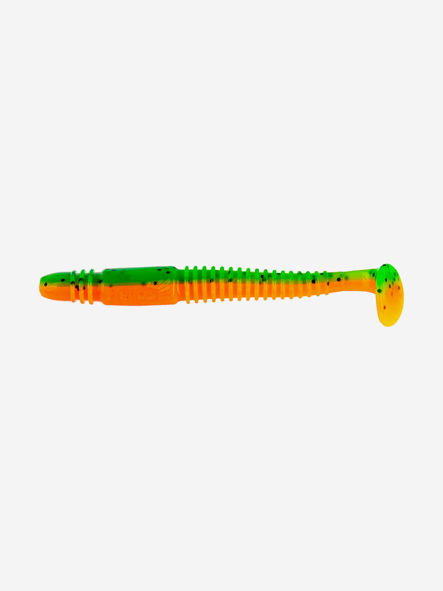 Изображение товара Мягкая приманка Helios Minoga, 3,75" / 9,5 см, Pepper Green & Orange, 5 штук (HS-17-018), Зеленый/оранжевый