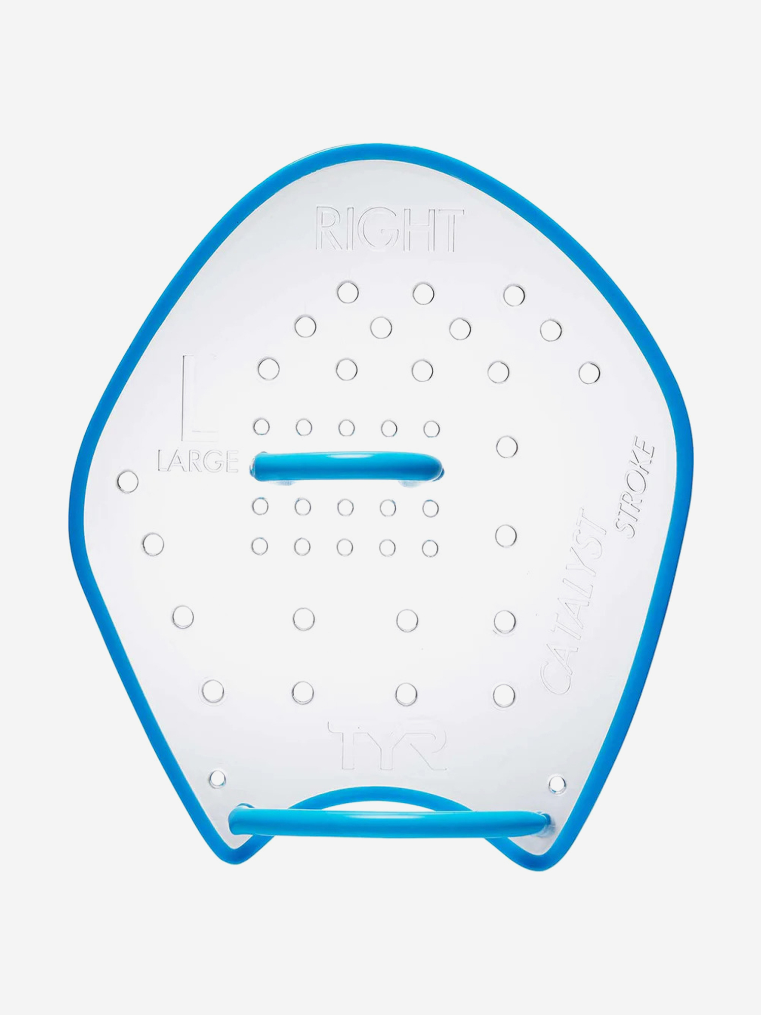 

Лопатки для плавания TYR Catalyst Stroke Training Paddles, Голубой