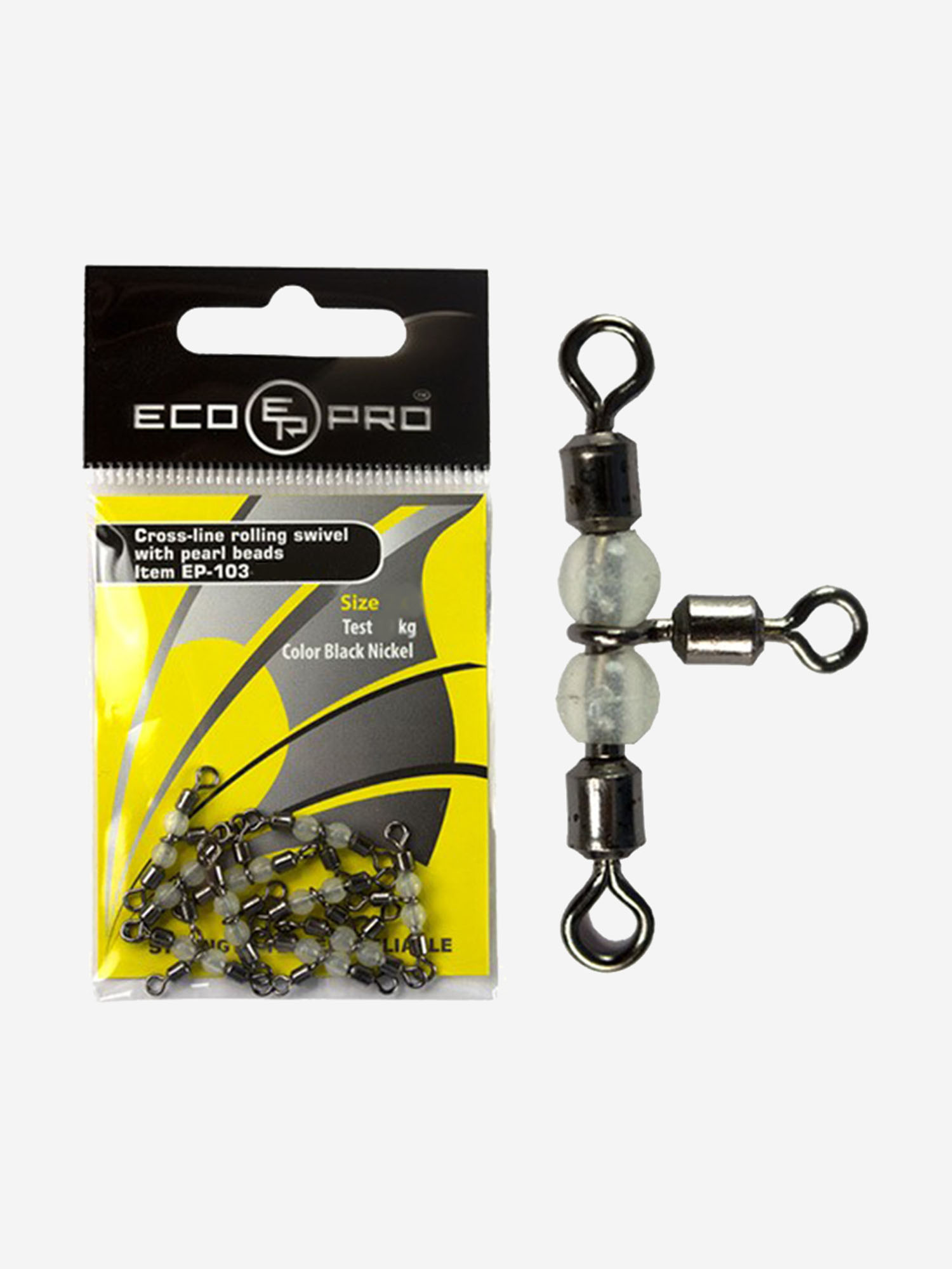 

Вертлюг для рыбалки ECOPRO EP-103 ( 1упк. по 10шт.), Серый
