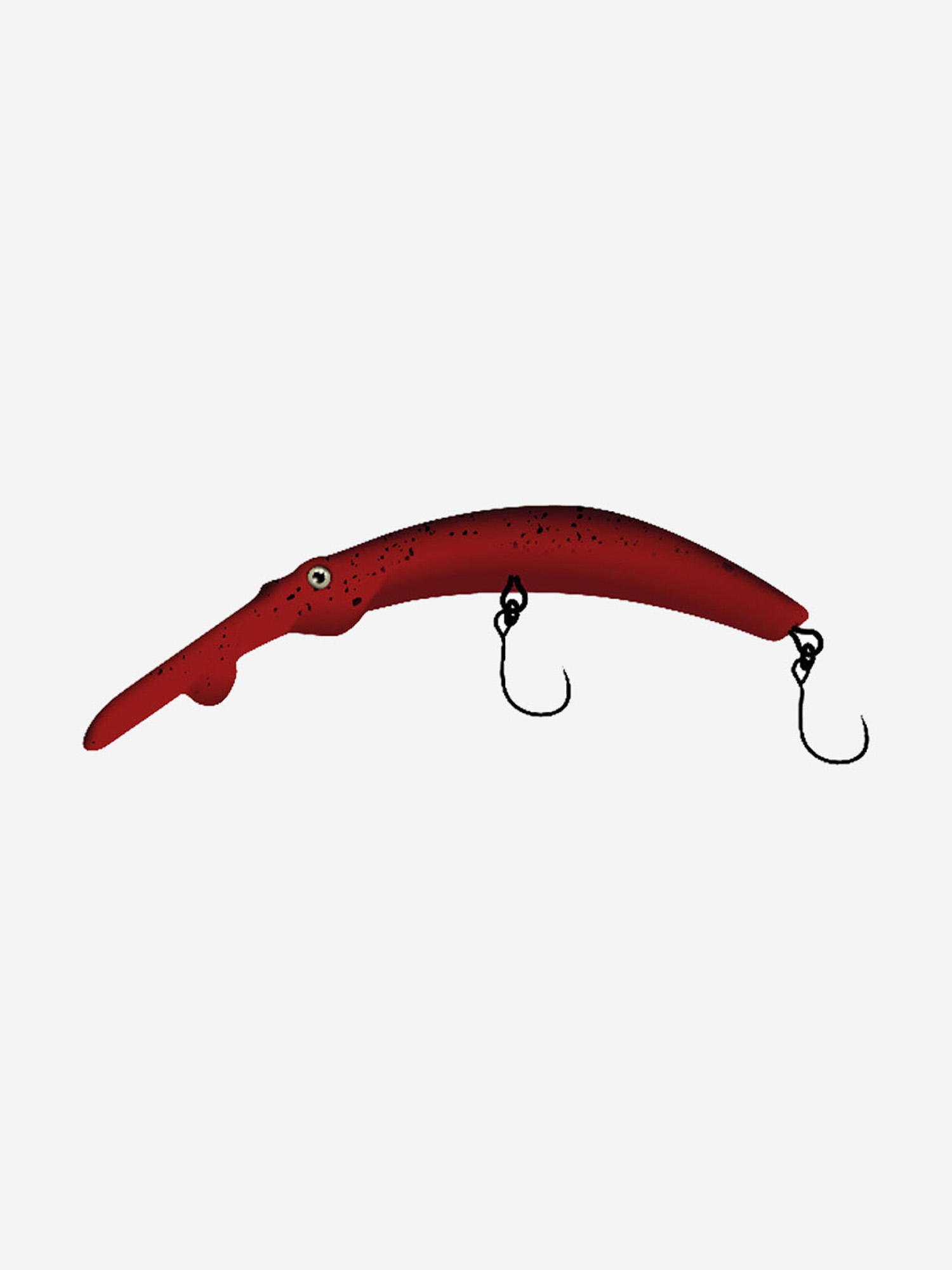 

Воблер Stinger Boomerang 35-80F, Cherry blood, Красный