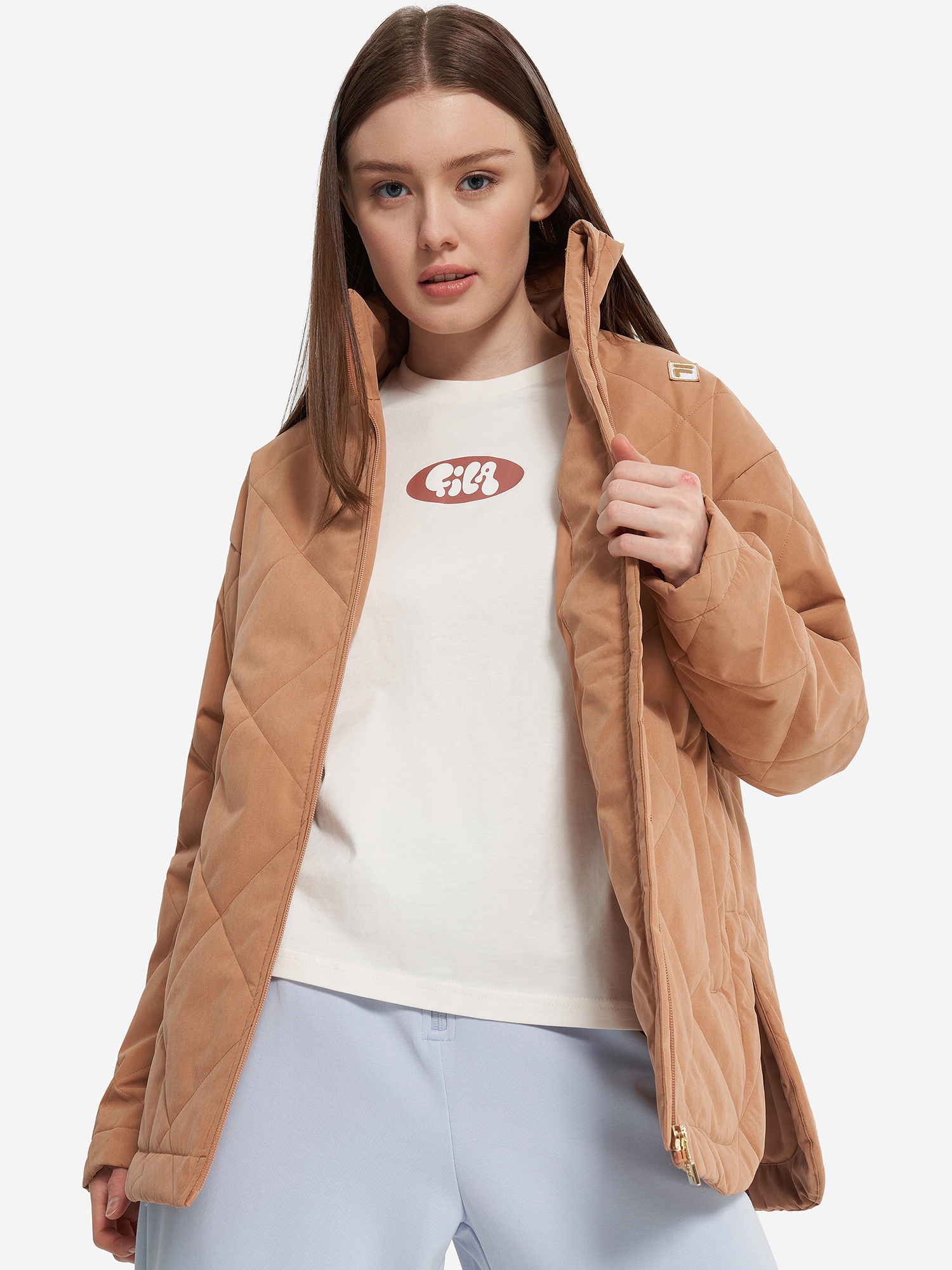 

Куртка утепленная женская FILA, Бежевый