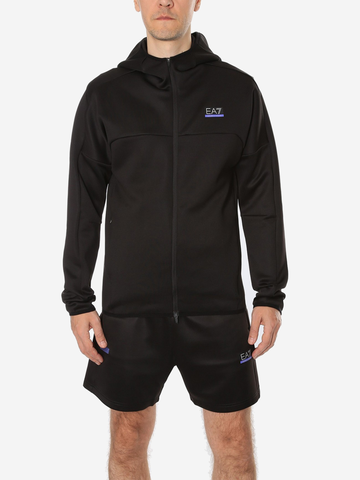 Изображение товара Мужская спортивная толстовка EA7 Dynamic Athlete с капюшоном и молнией
