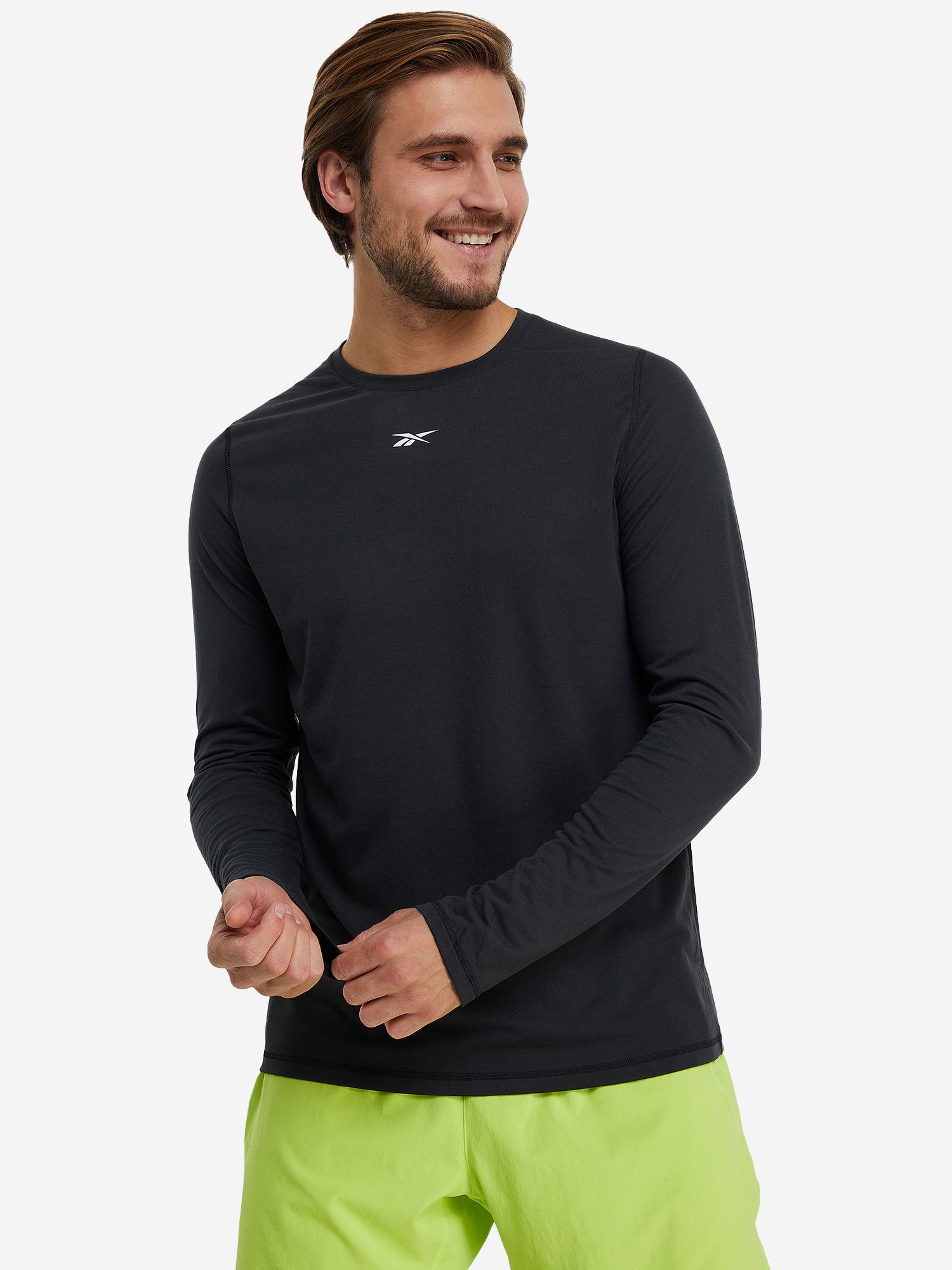 

Лонгслив мужской Reebok, Черный