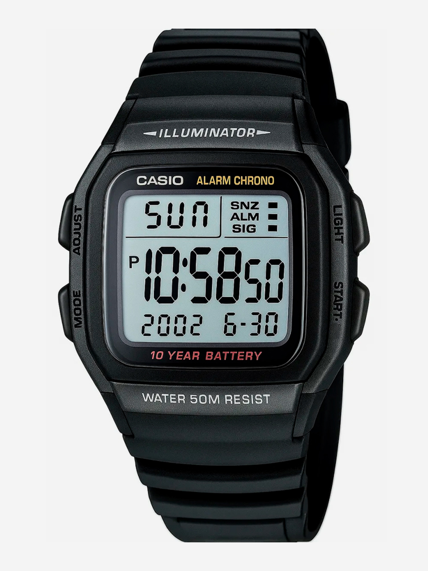 Изображение товара Наручные часы Casio W-96H-1B, Черный