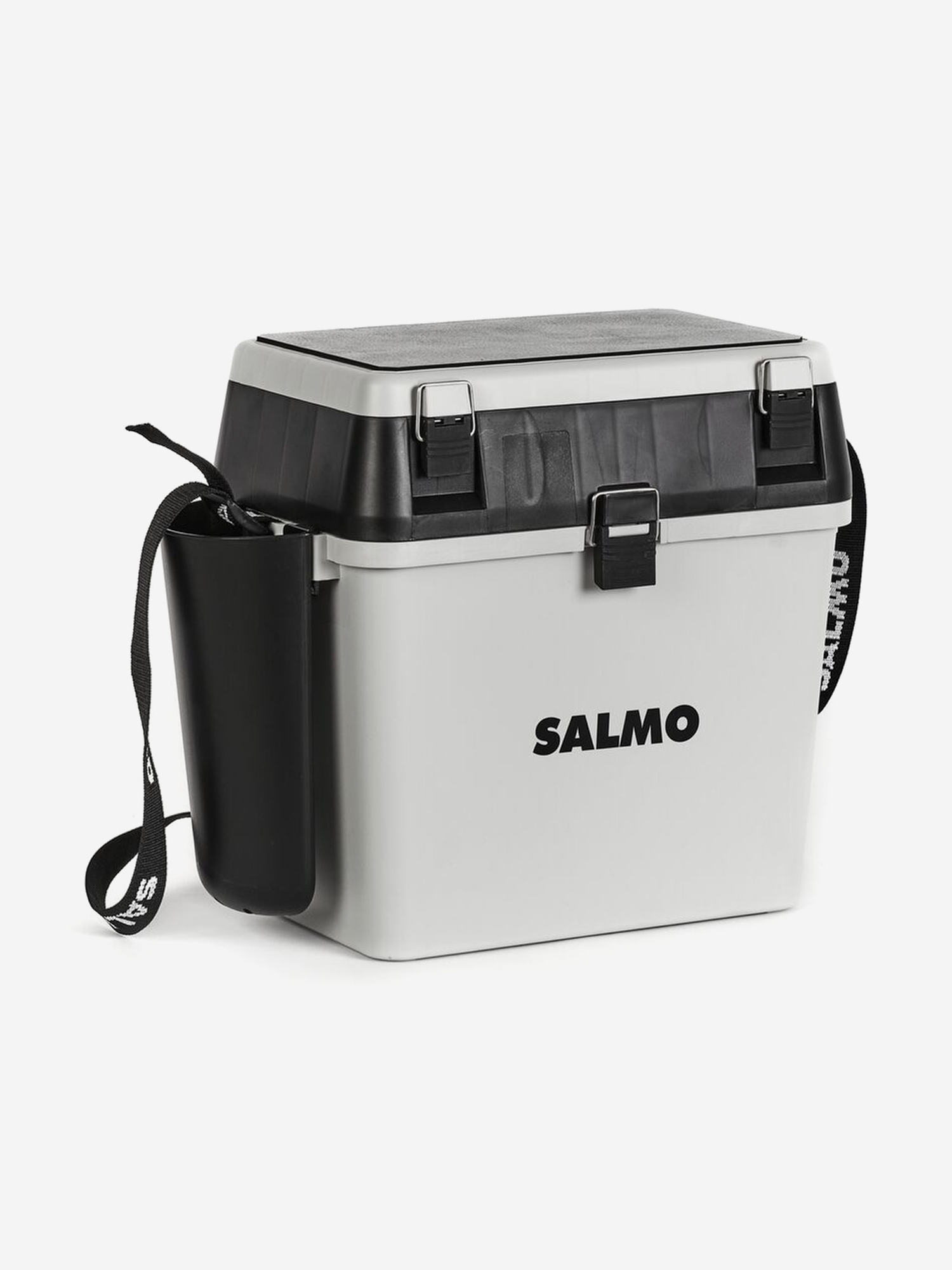 

Ящик рыболовный зимний Salmo 2-ярусный с пластиковыми лотком и карманом, Серый