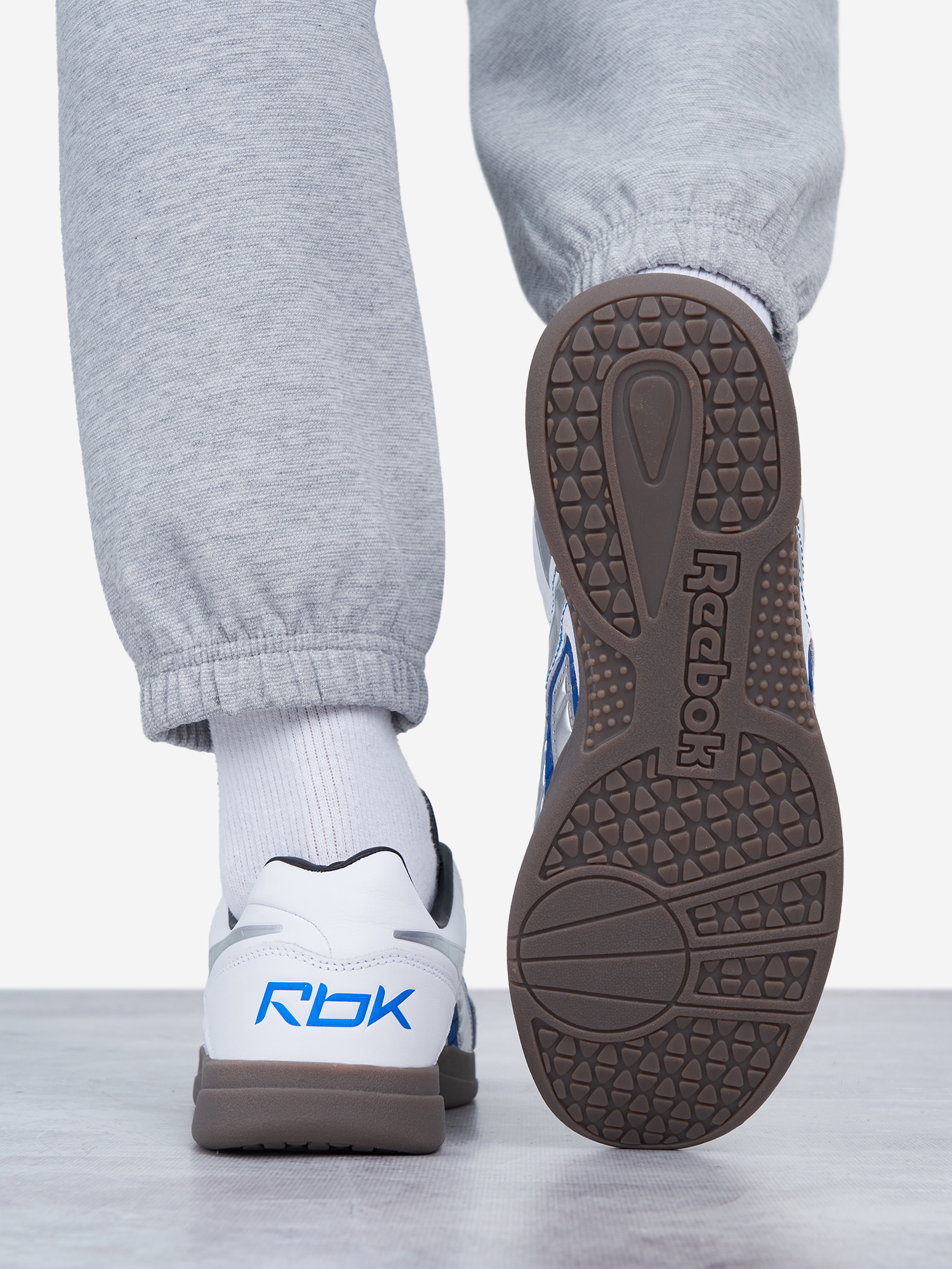 фото Кеды мужские reebok hammer valde, белый