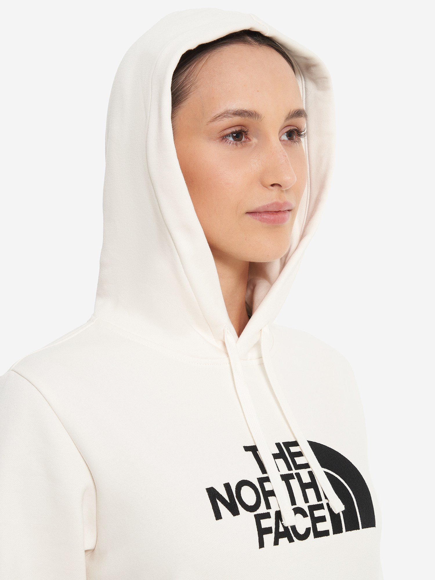 фото Худи женское the north face drew peak, бежевый