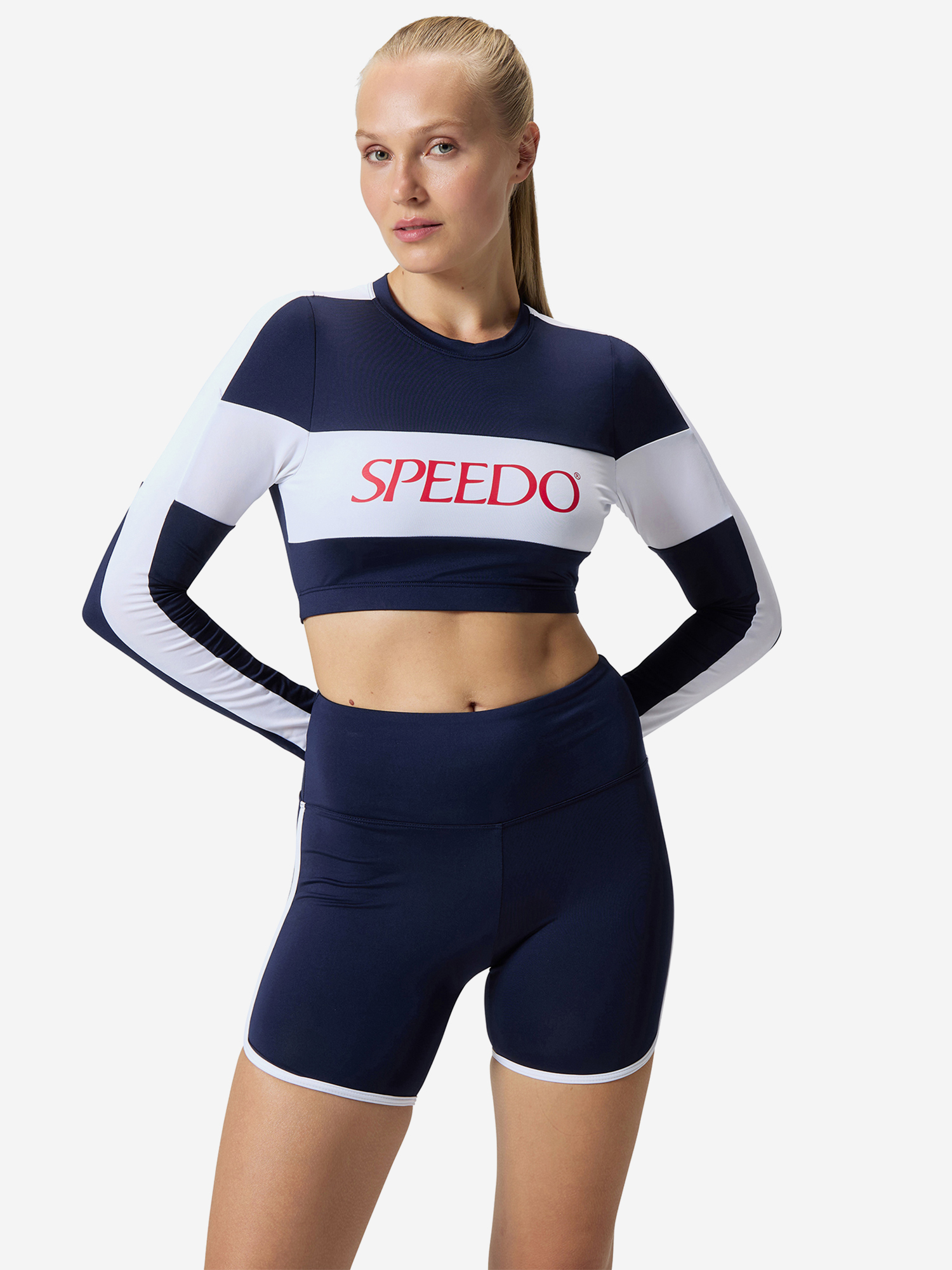

Шорты плавательные женские Speedo Solid, Синий