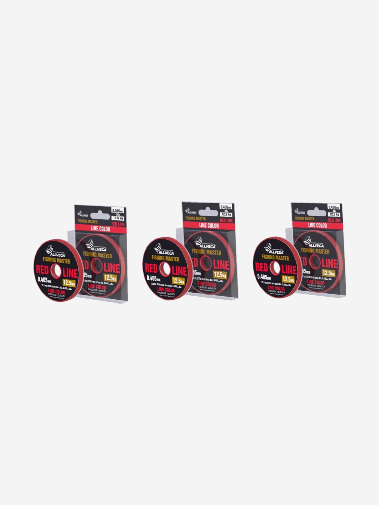 

Леска монофильная ALLVEGA "Fishing Master" 30м 0,405мм (12,5кг) рубиновая. Набор 3 штуки., Красный