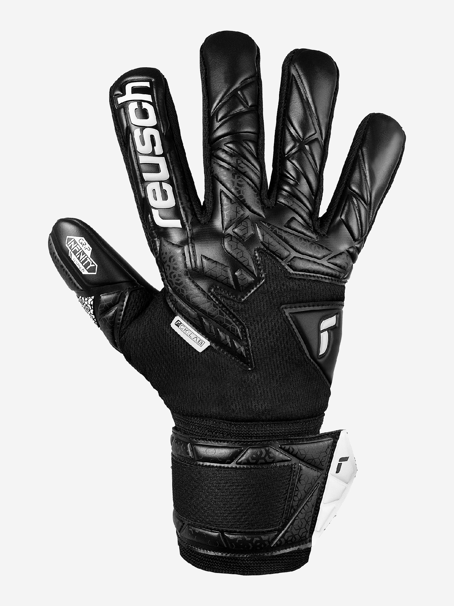 фото Перчатки вратарские reusch attrakt infinity nc, черный