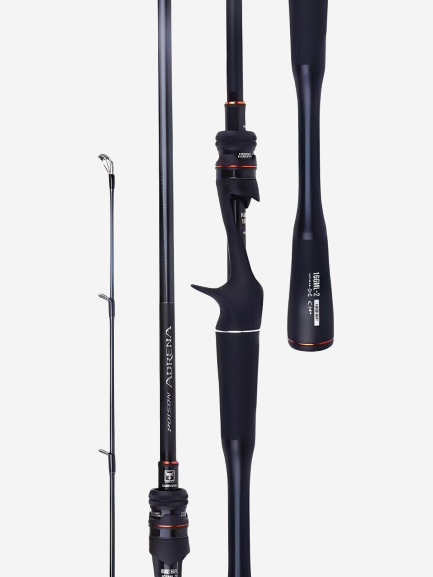 Изображение товара Удилище спиннинговое Shimano Poison Adrena 166ML-2 1.98 м 5-15 гр., Черный Изображение товара Удилище спиннинговое Shimano Poison Adrena 166ML-2 1.98 м 5-15 гр., Черный