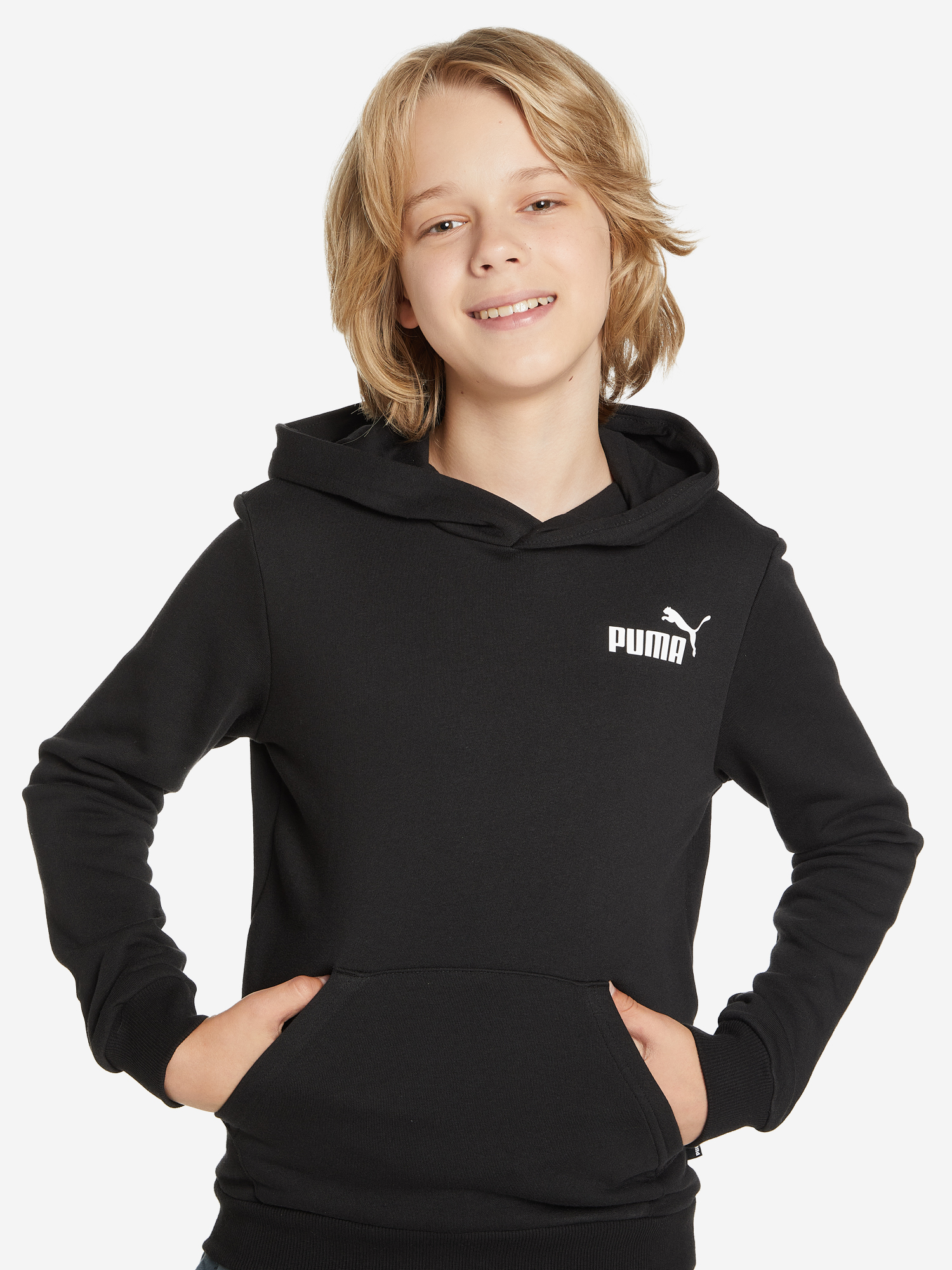 

Худи для мальчиков PUMA Ess Small Logo, Черный