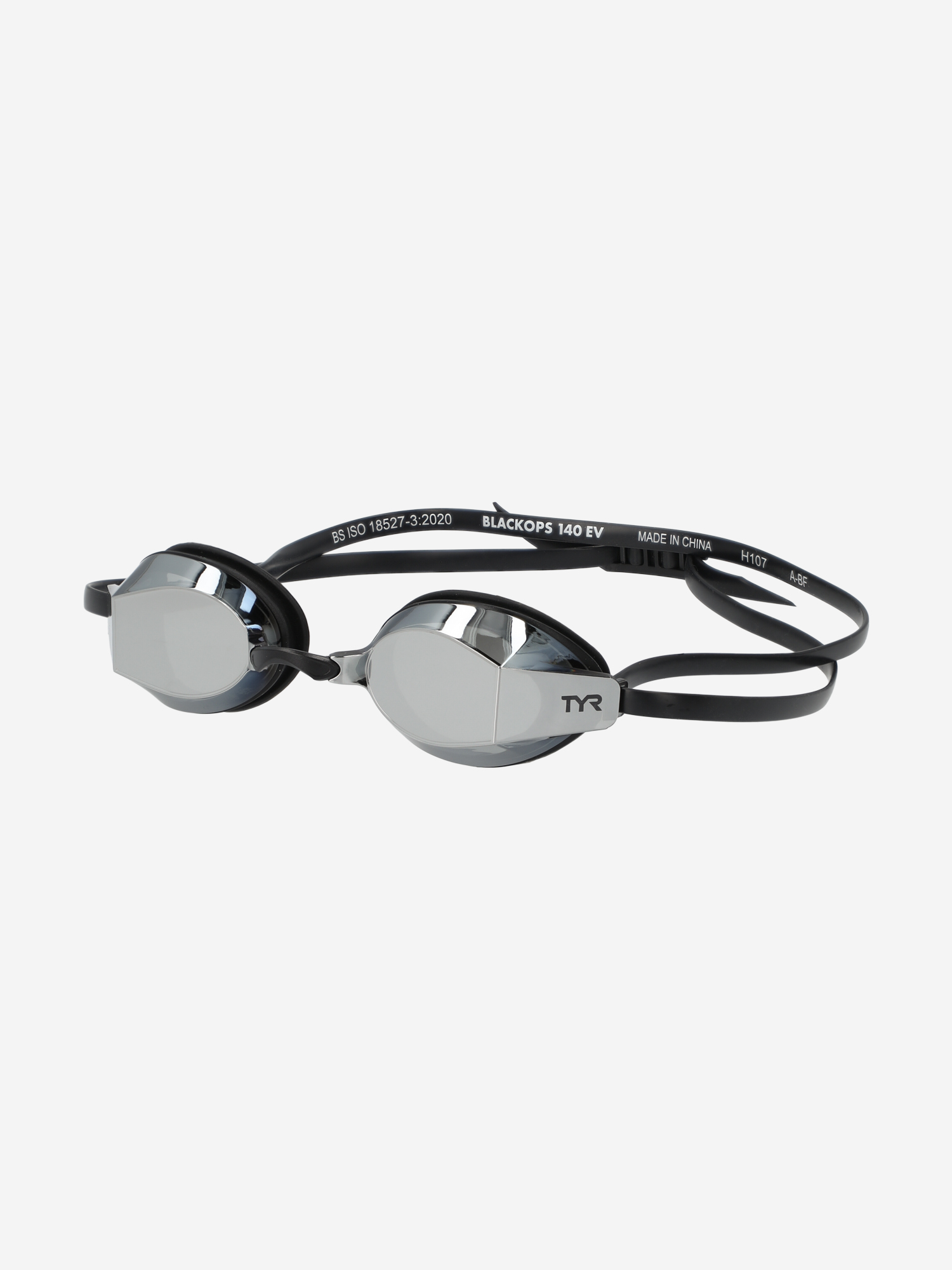 

Очки для плавания TYR Black Ops 140 Ev Racing Mirrored, Серебряный