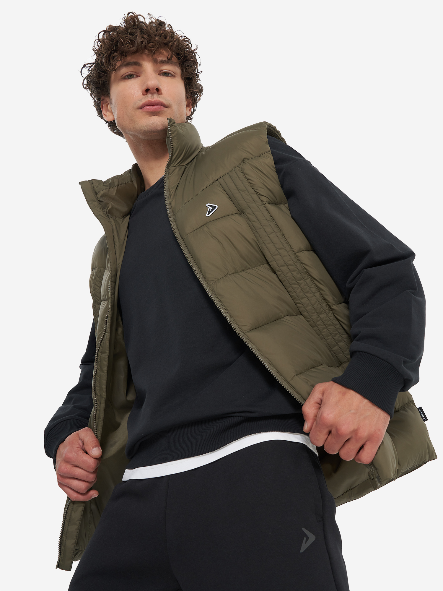 Жилет утепленный мужской Demix Brand Love Pack, зеленый, арт. 136397DMX-G4