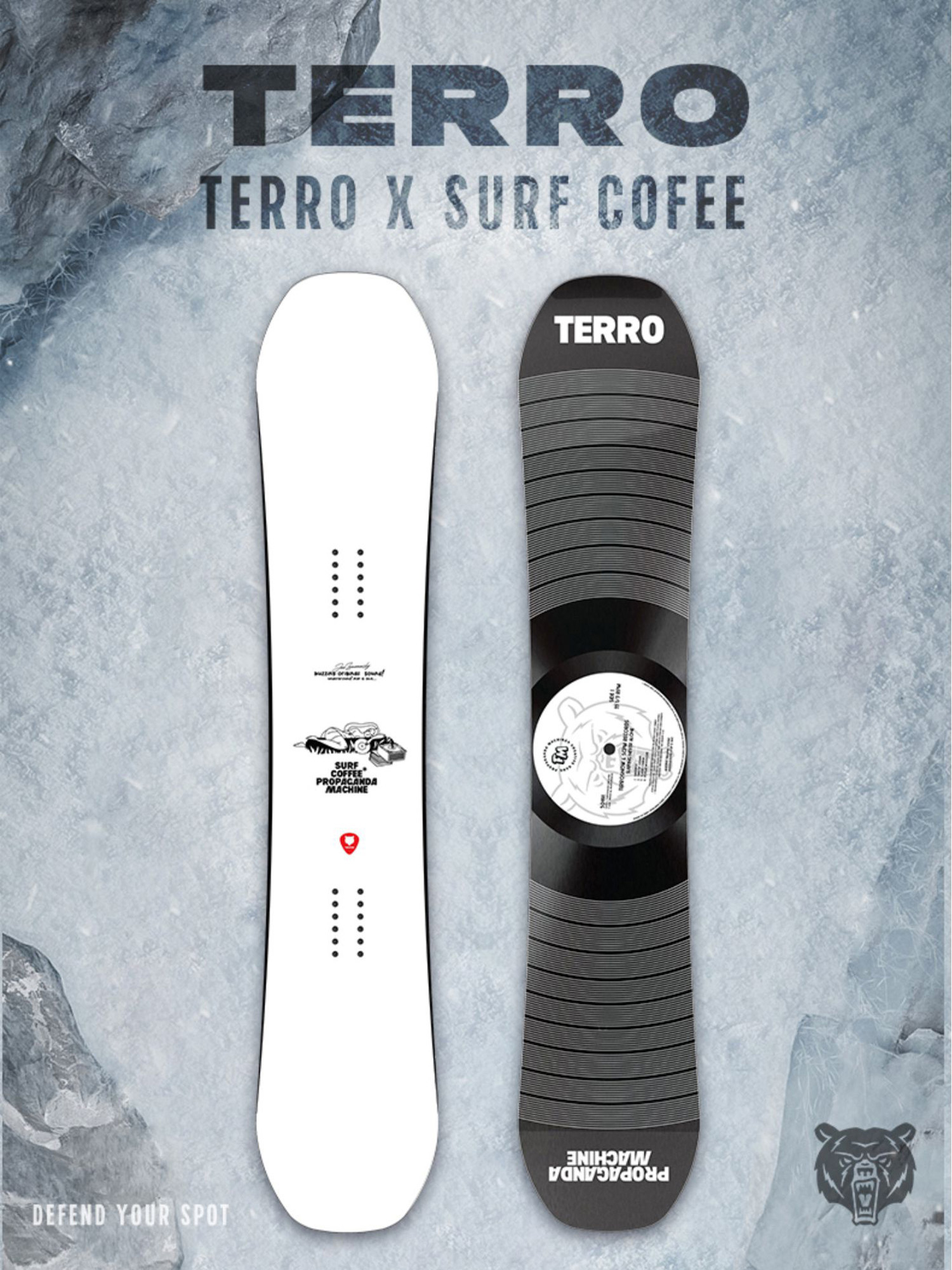 

Сноуборд TERRO x SURF COFFEE, Черный