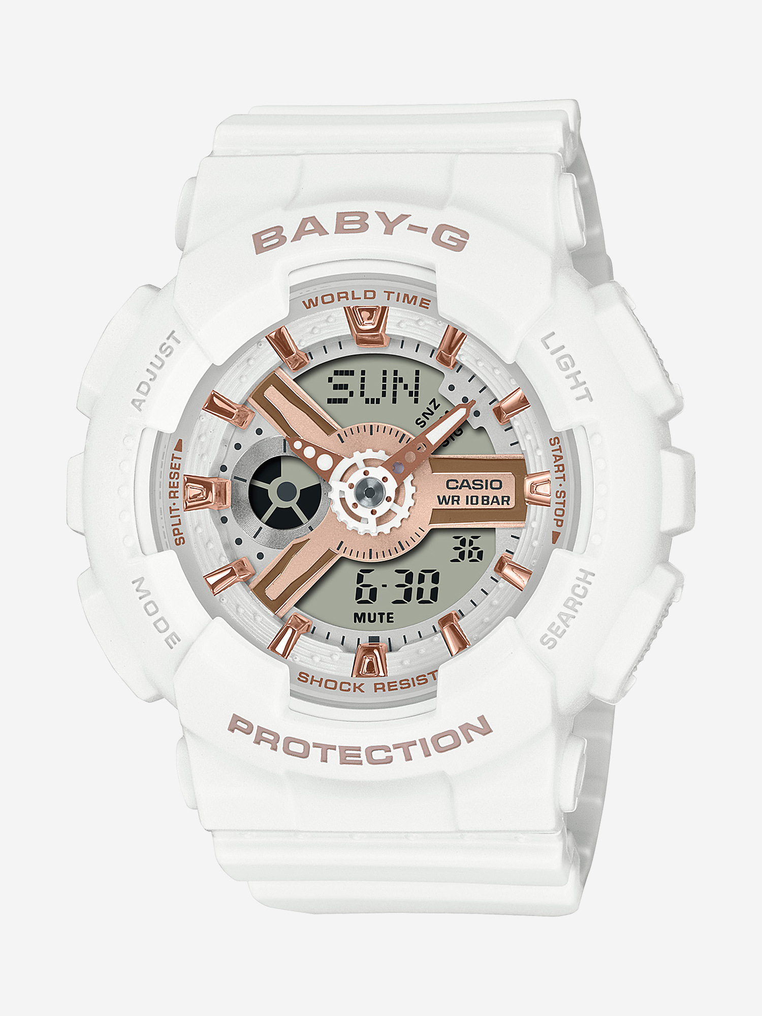 

Наручные часы Casio Baby-G BA-110XRG-7A, Белый