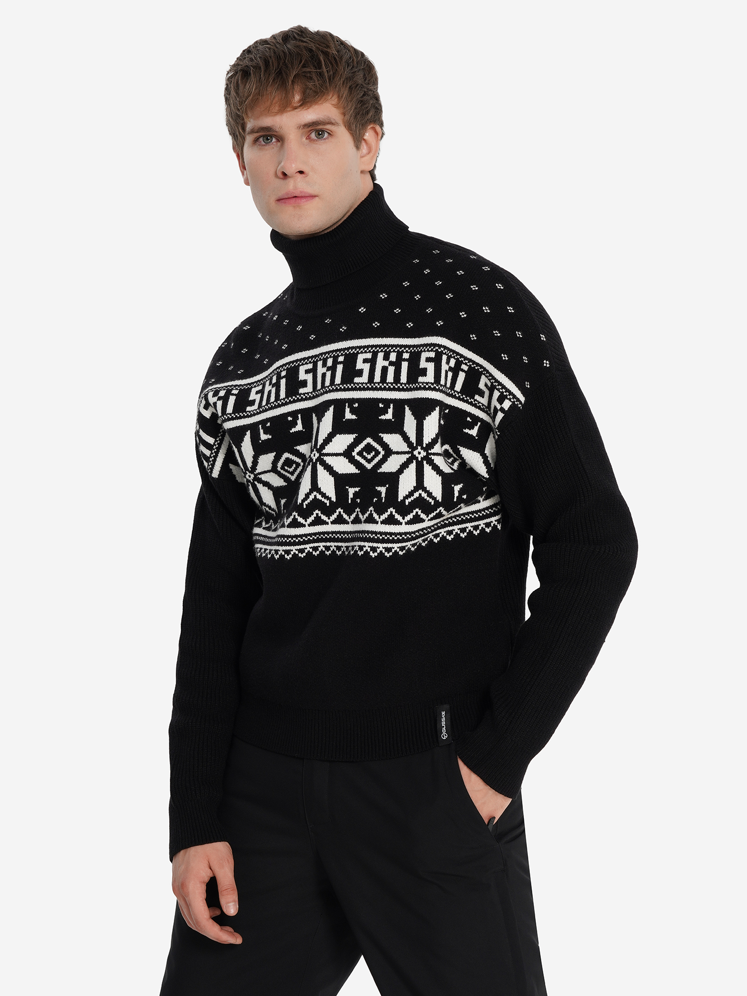 

Свитер мужской Glissade, Черный