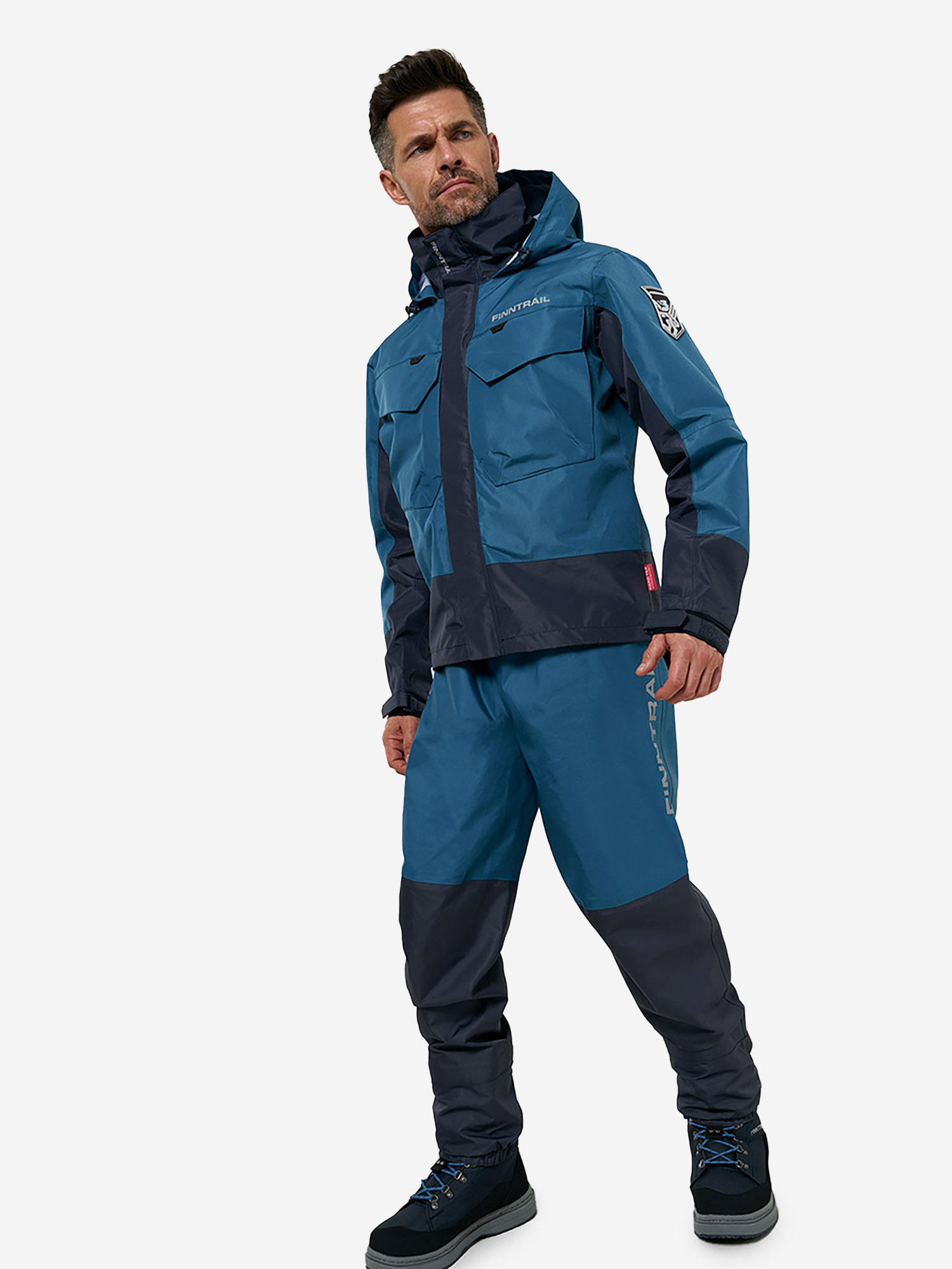 Куртка мужская мембранная FINNTRAIL Coaster, Синий куртка софтшелл мужская finntrail tactic мульти