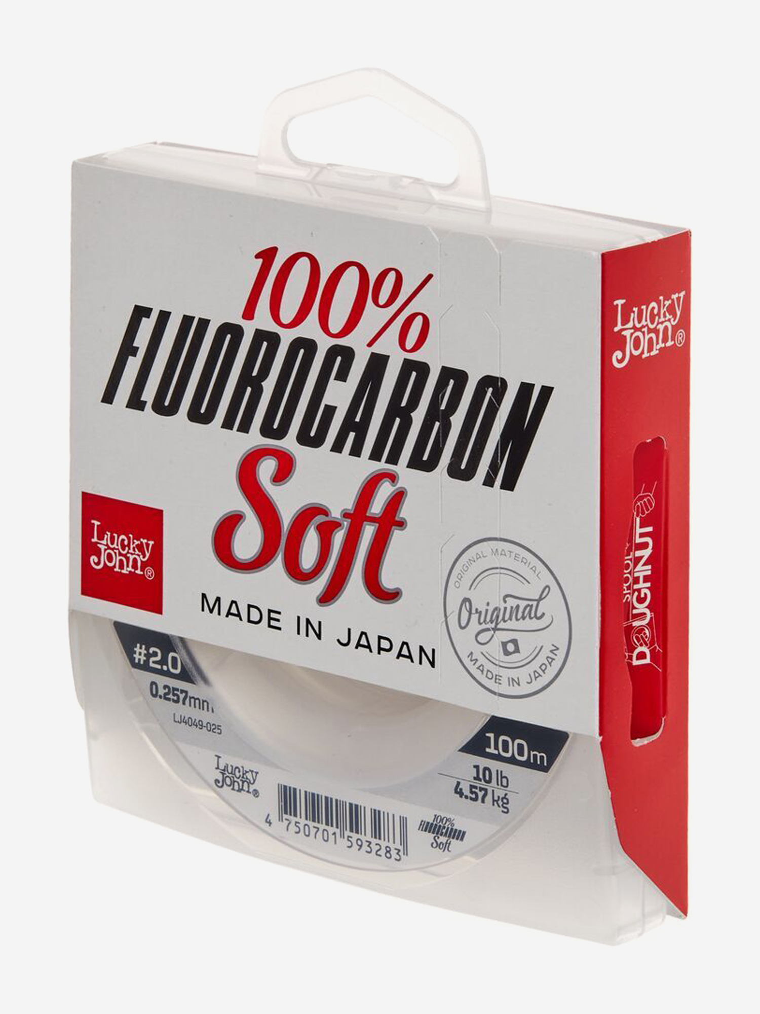 

Леска монофильная Lucky John FLUOROCARBON Soft 100/025 (LJ4049-025), Белый