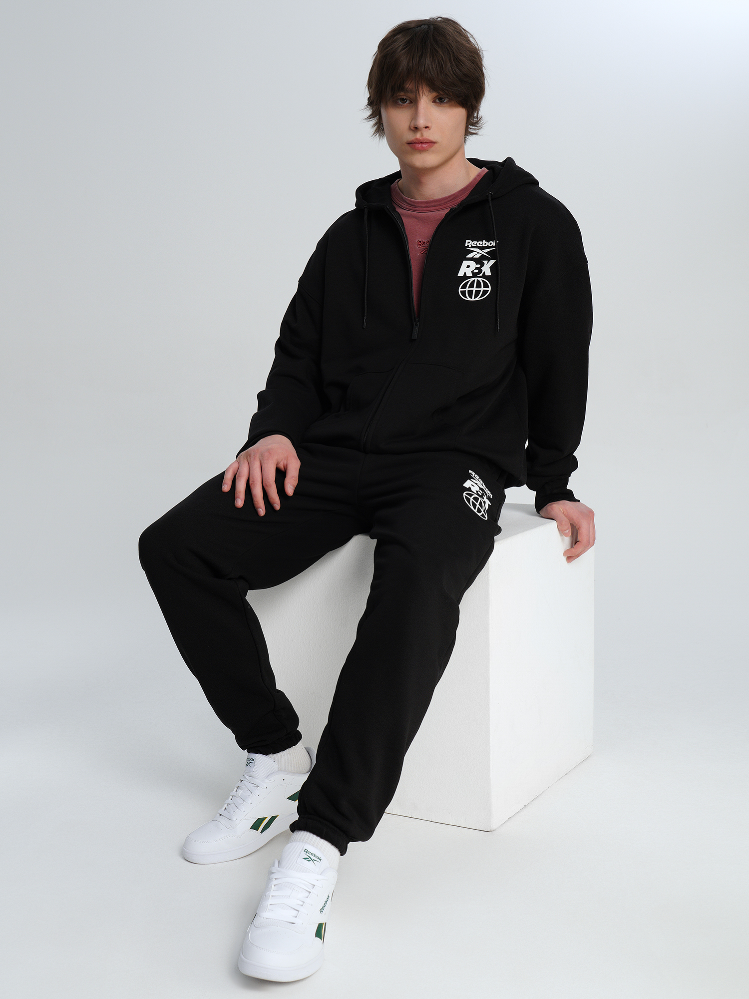 Толстовка мужская Reebok, Черный 4