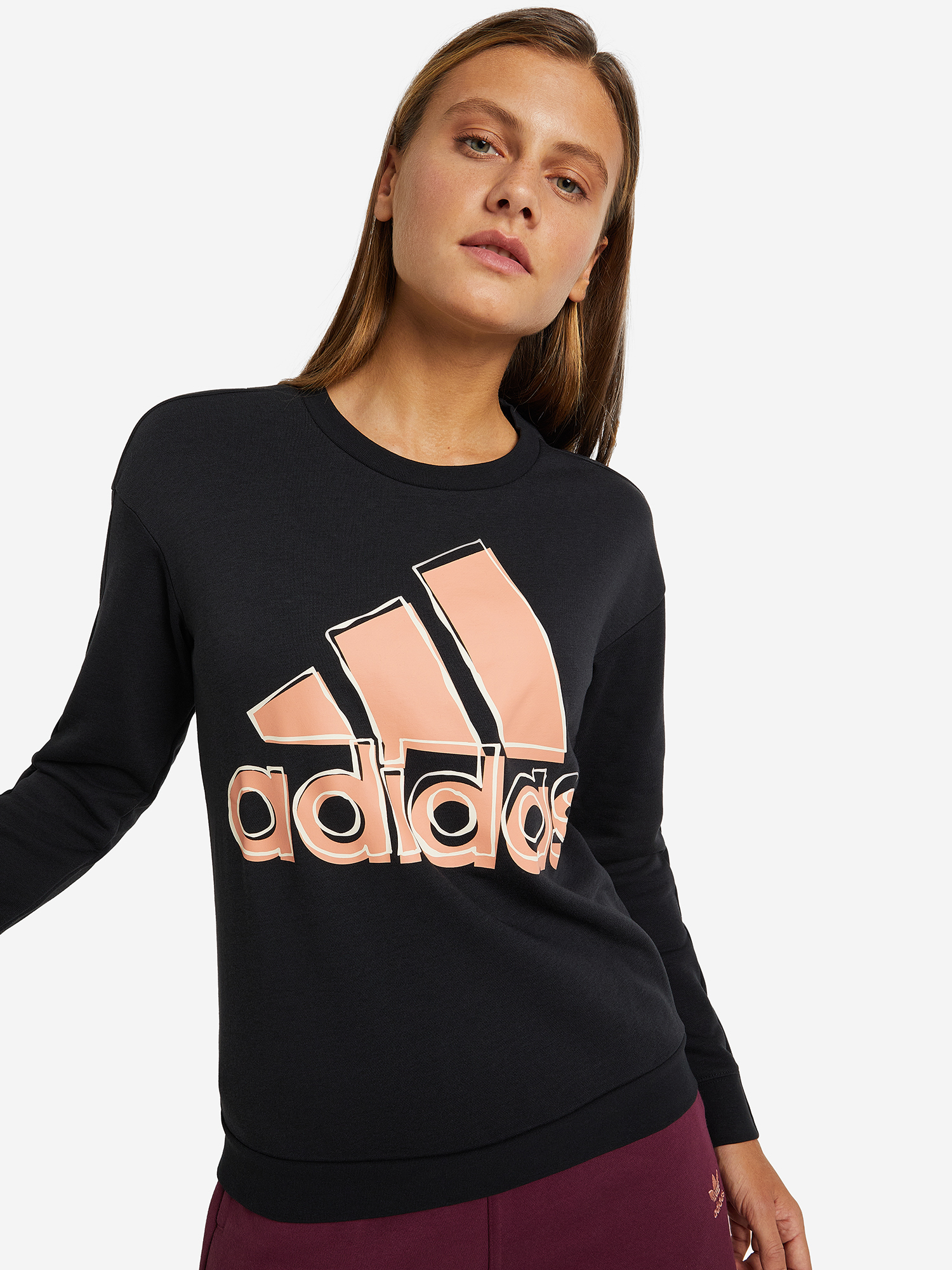 

Свитшот женский adidas Big Logo, Черный