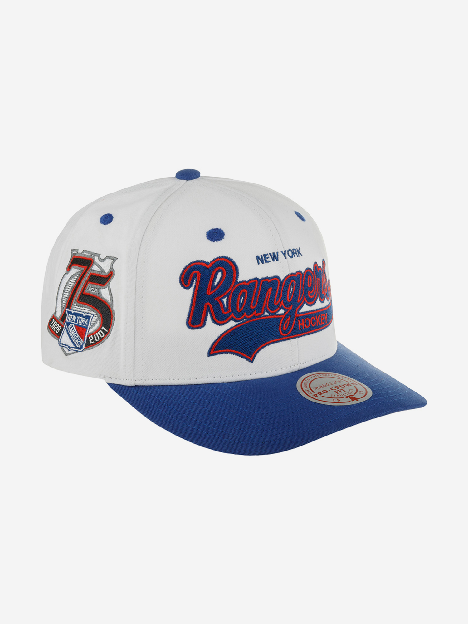 Бейсболка MITCHELL NESS HHSS7285-NYAYYPPPWHIT New York Rangers NHL (синий), Синий 59-270XDOXM4K-46, размер Без размера - фото 2