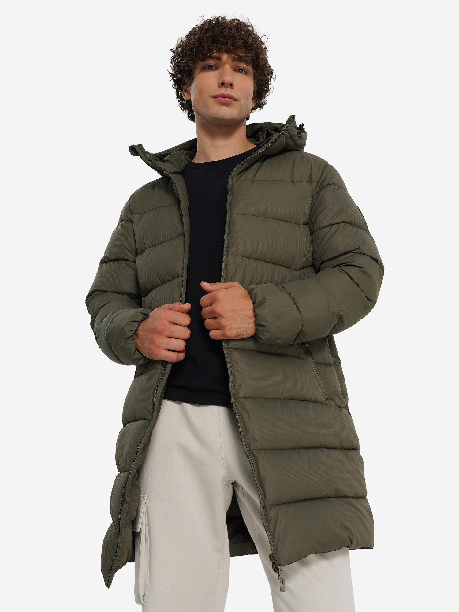 Пуховик мужской Demix, зеленый, арт. 136280DMX-G4