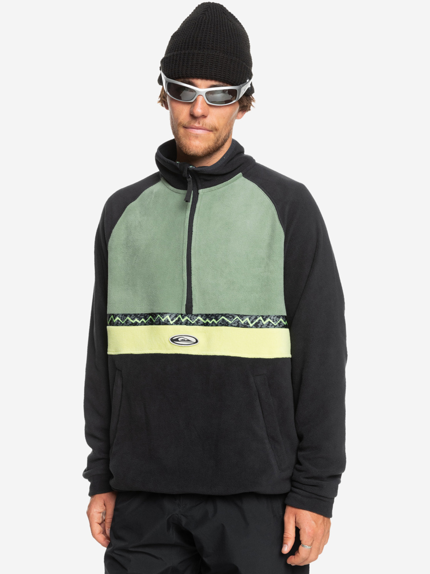 

Джемпер флисовый мужской Quiksilver Champagne Powder, Черный