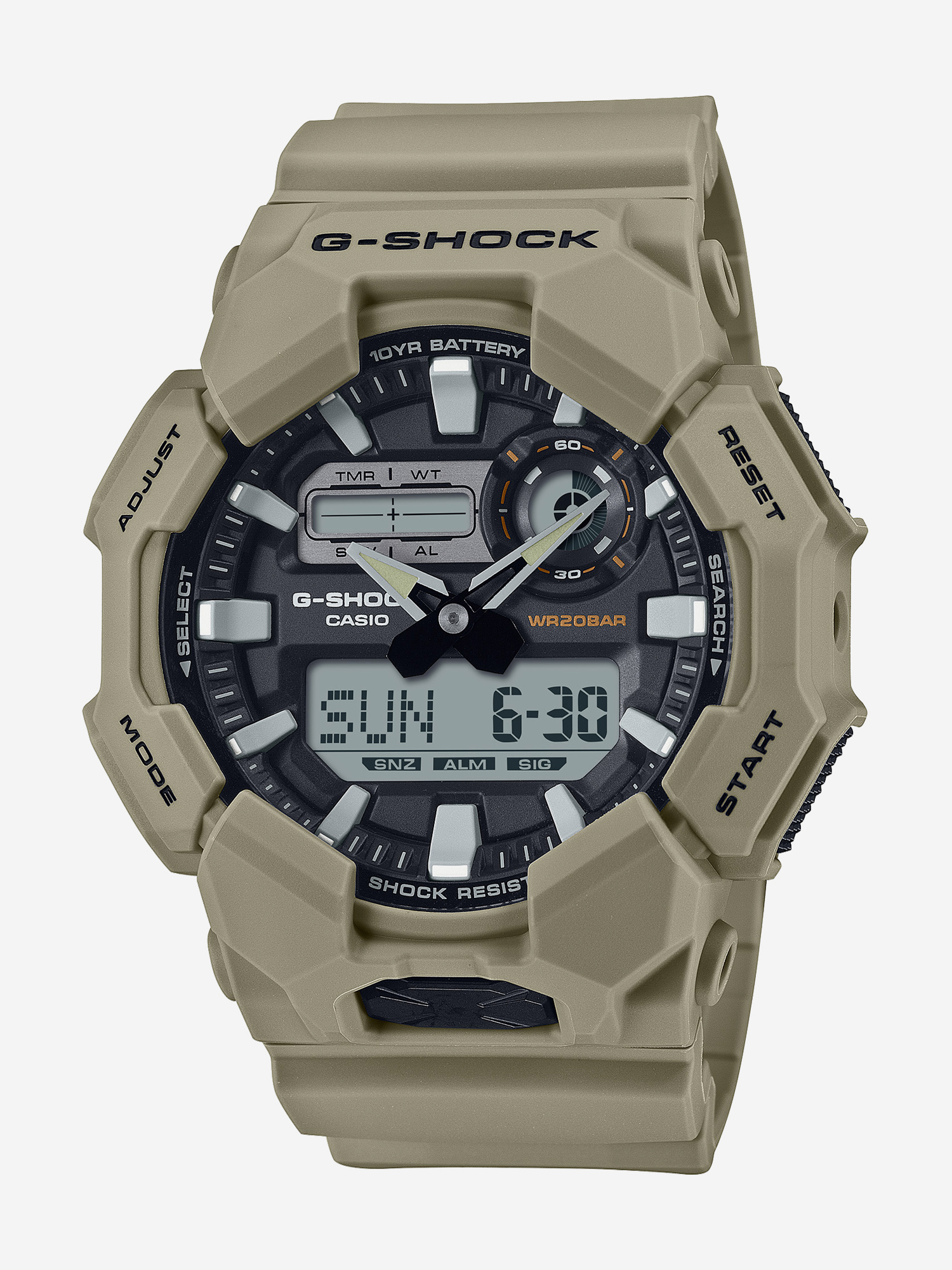 

Наручные часы Casio G-Shock GA-010-5A, Бежевый