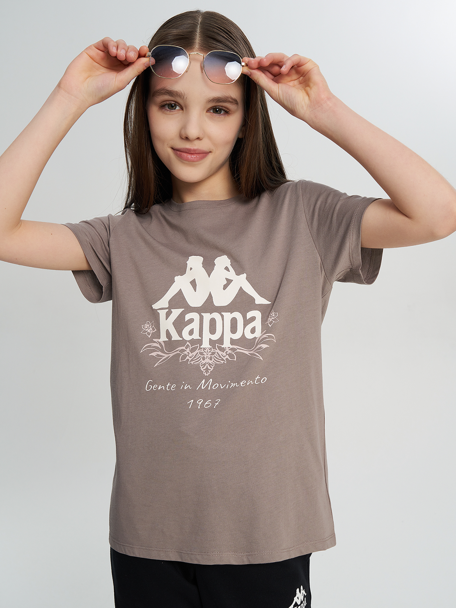 Изображение товара Футболка для девочек Kappa, Кофейный