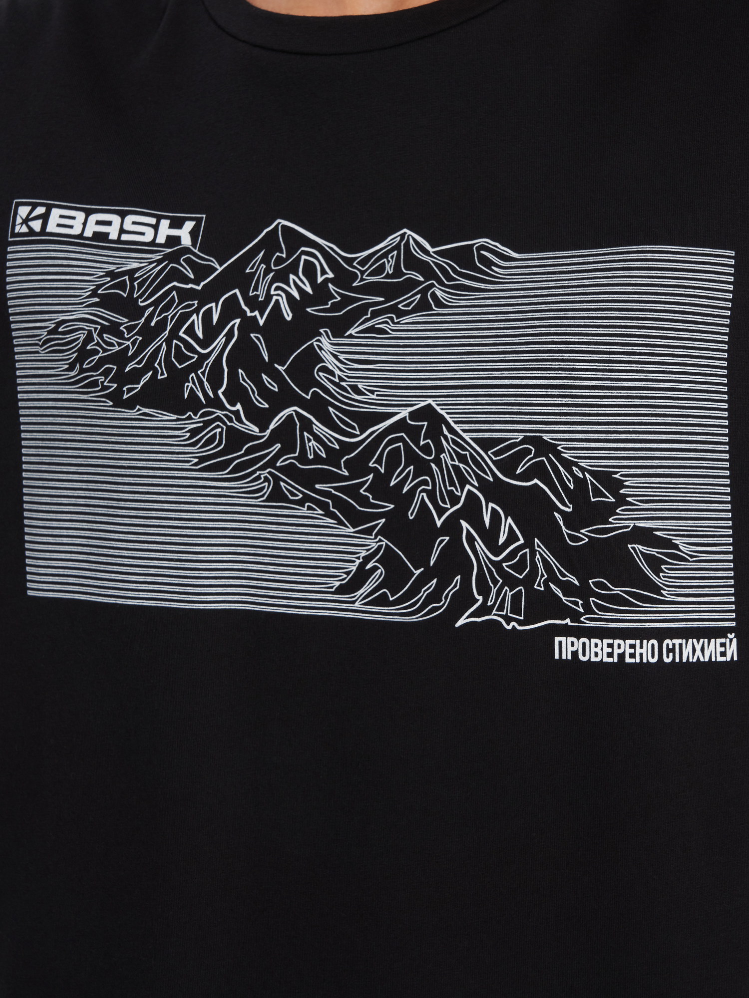 фото Футболка женская bask topography lt v2, черный