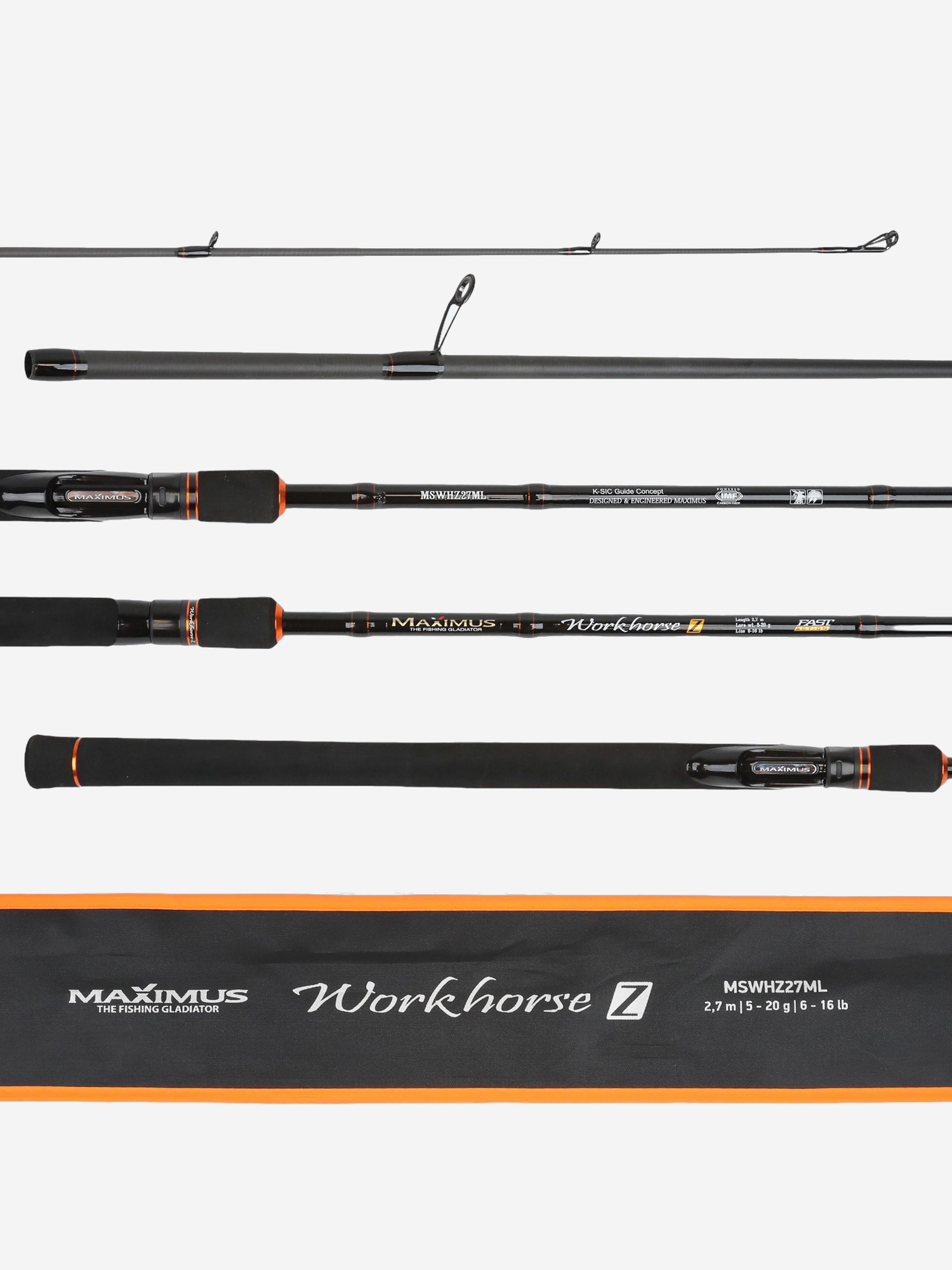 

Удилище спиннинговое Maximus WORKHORSE-Z, Черный