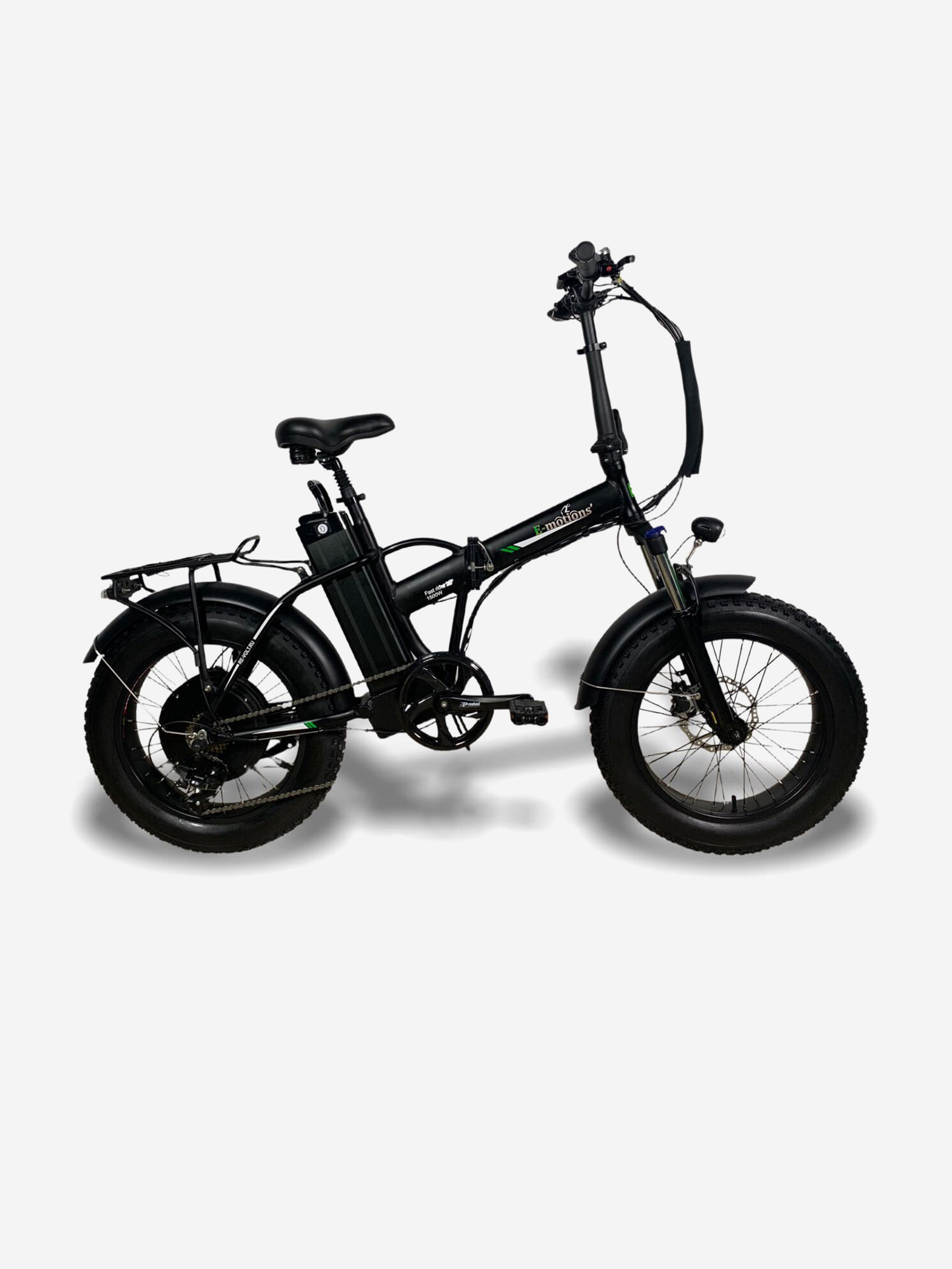 

Электровелосипед OxyVolt Fast rider 20" 1500 Вт v. 2, 48В, 18Ач, фэтбайк, складной, гидравлика, графит, Серый