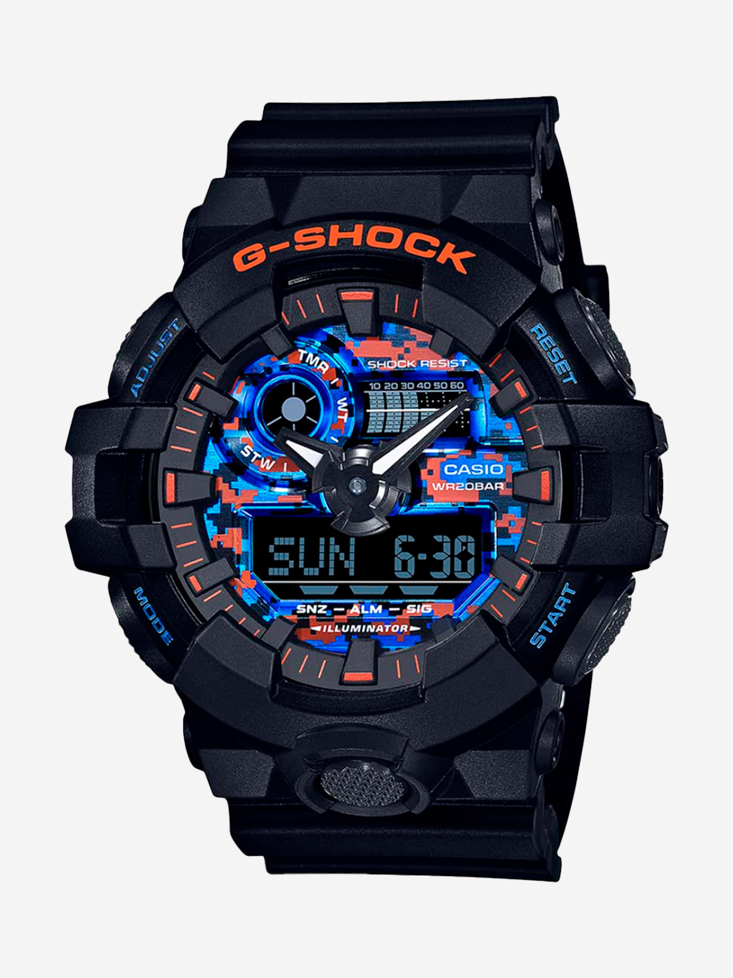 

Спортивные часы CASIO GA-700CT-1A, Черный