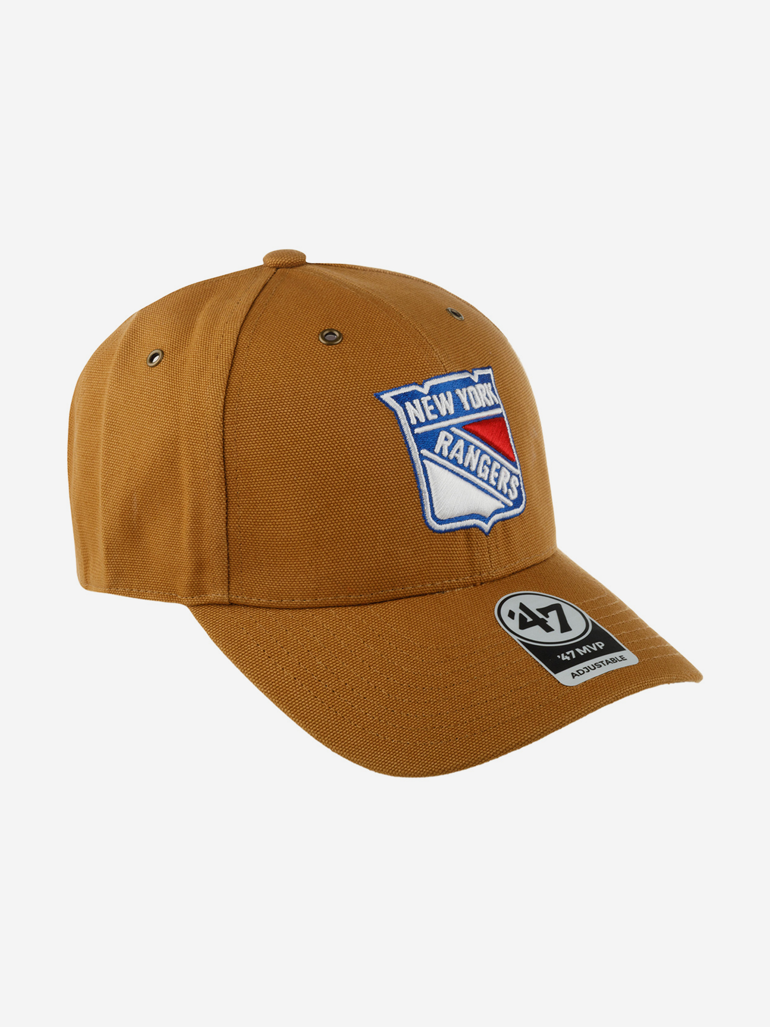 Бейсболка 47 BRAND Carhartt collab New York Rangers NHL (коричневый), Коричневый 36-639XDOX403-15, размер Без размера - фото 2