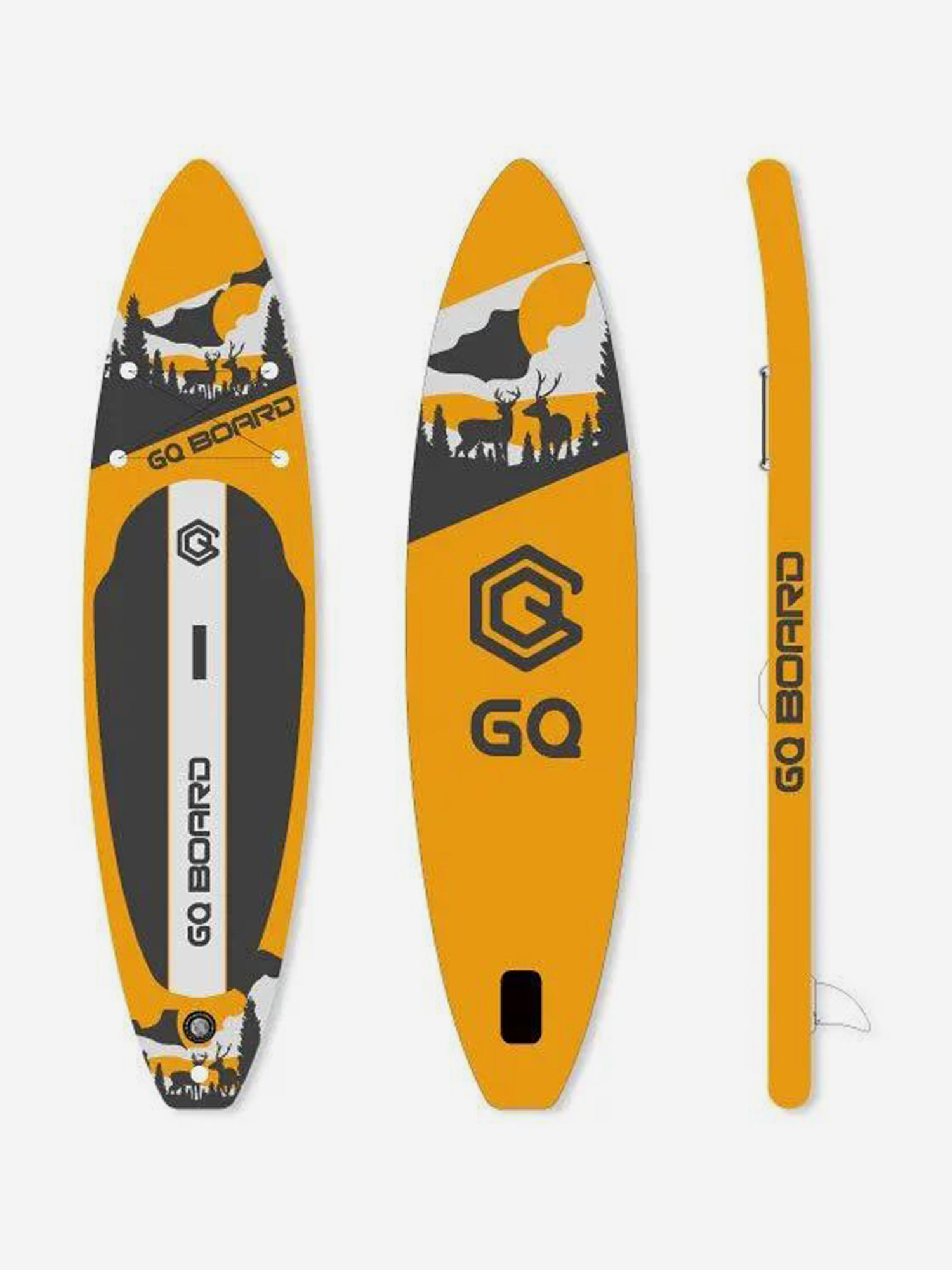 

Сап борд GQ Board ELK 335 см, Желтый