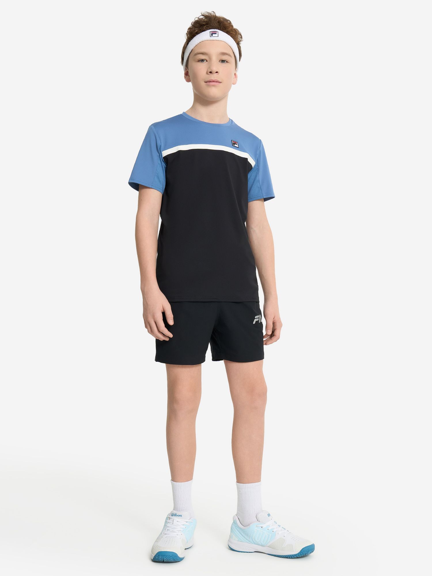 фото Футболка для мальчиков fila, черный