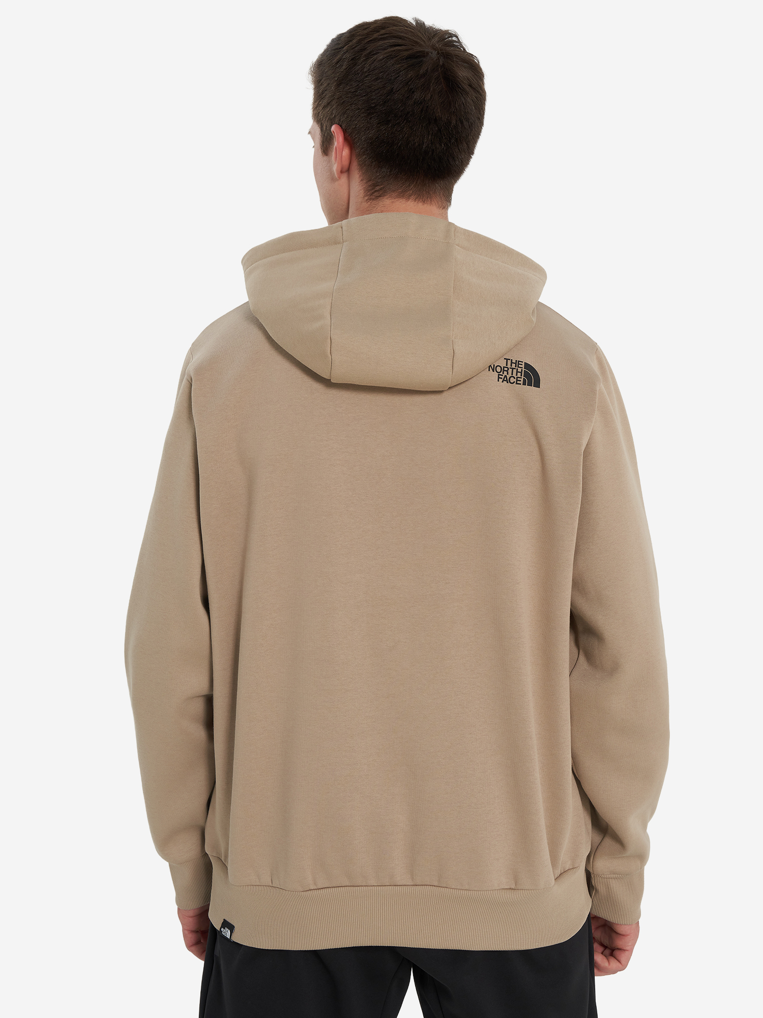 фото Худи мужское the north face fine, серый