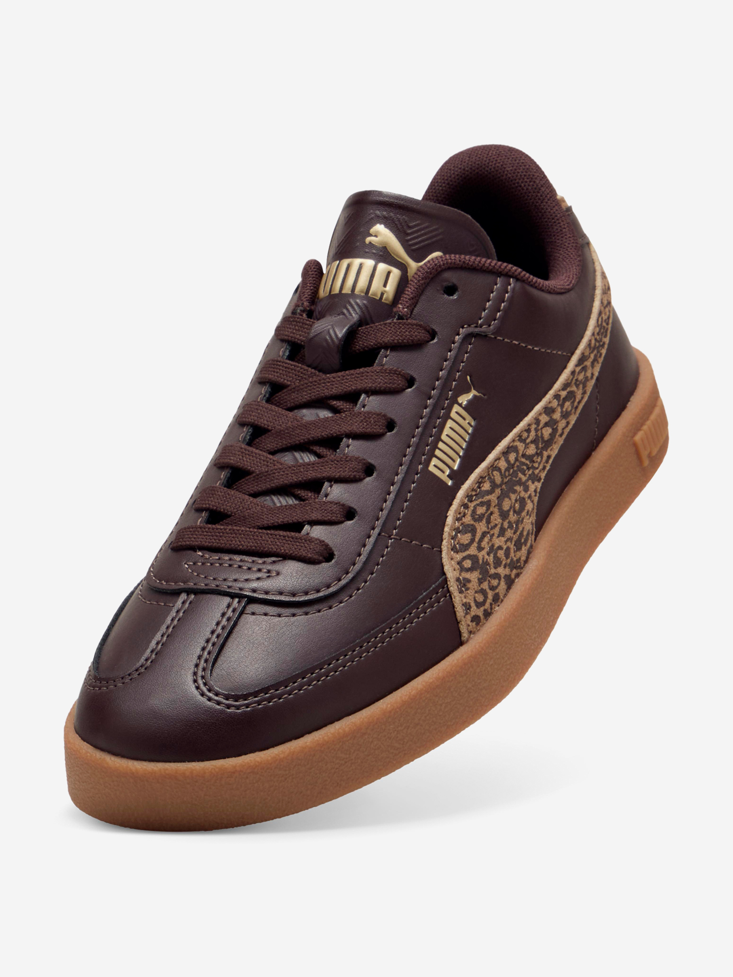 Кеды женские PUMA Club II Era Feline, Коричневый 5