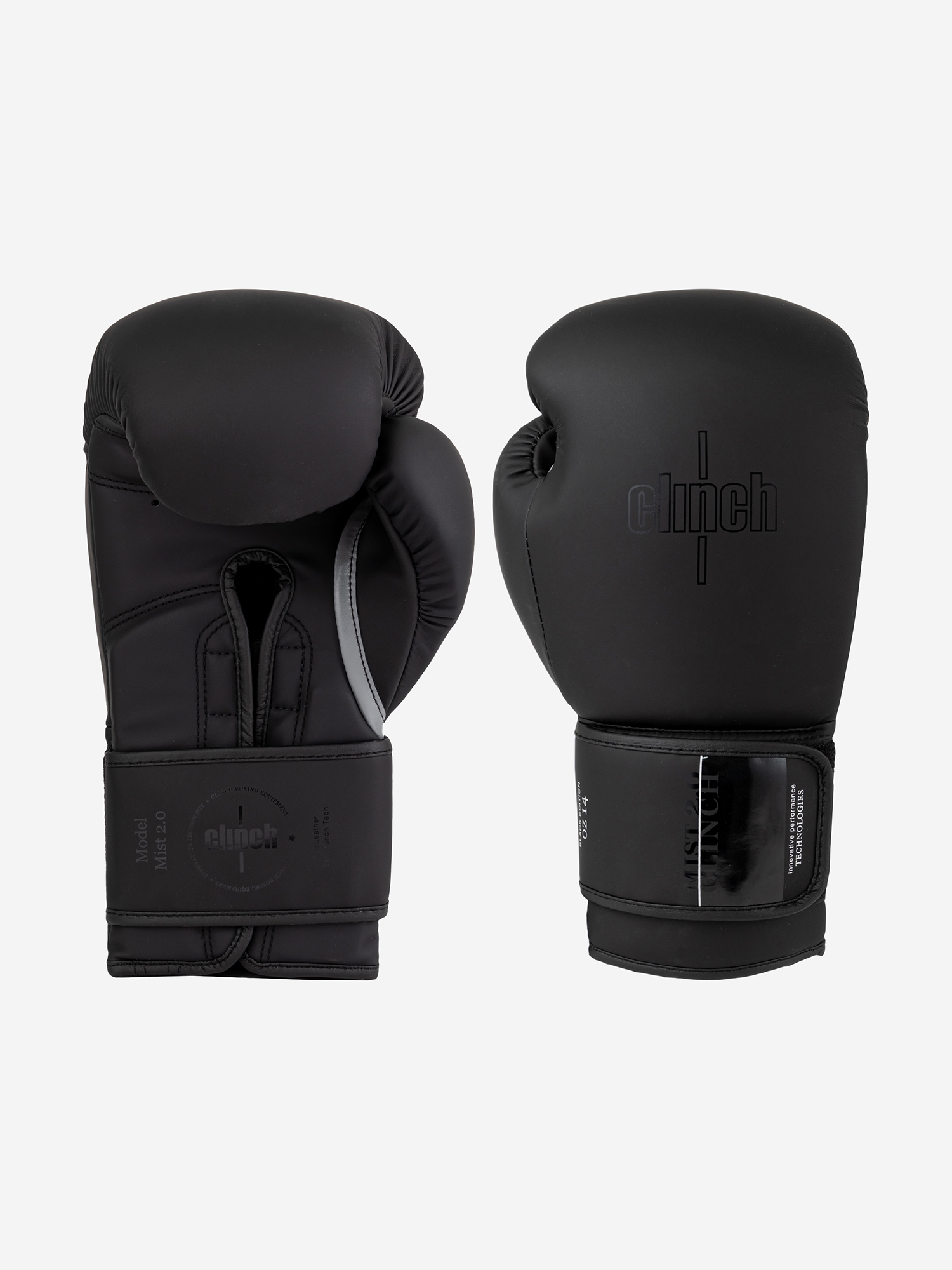 Перчатки боксерские Clinch Mist 2.0, Черный