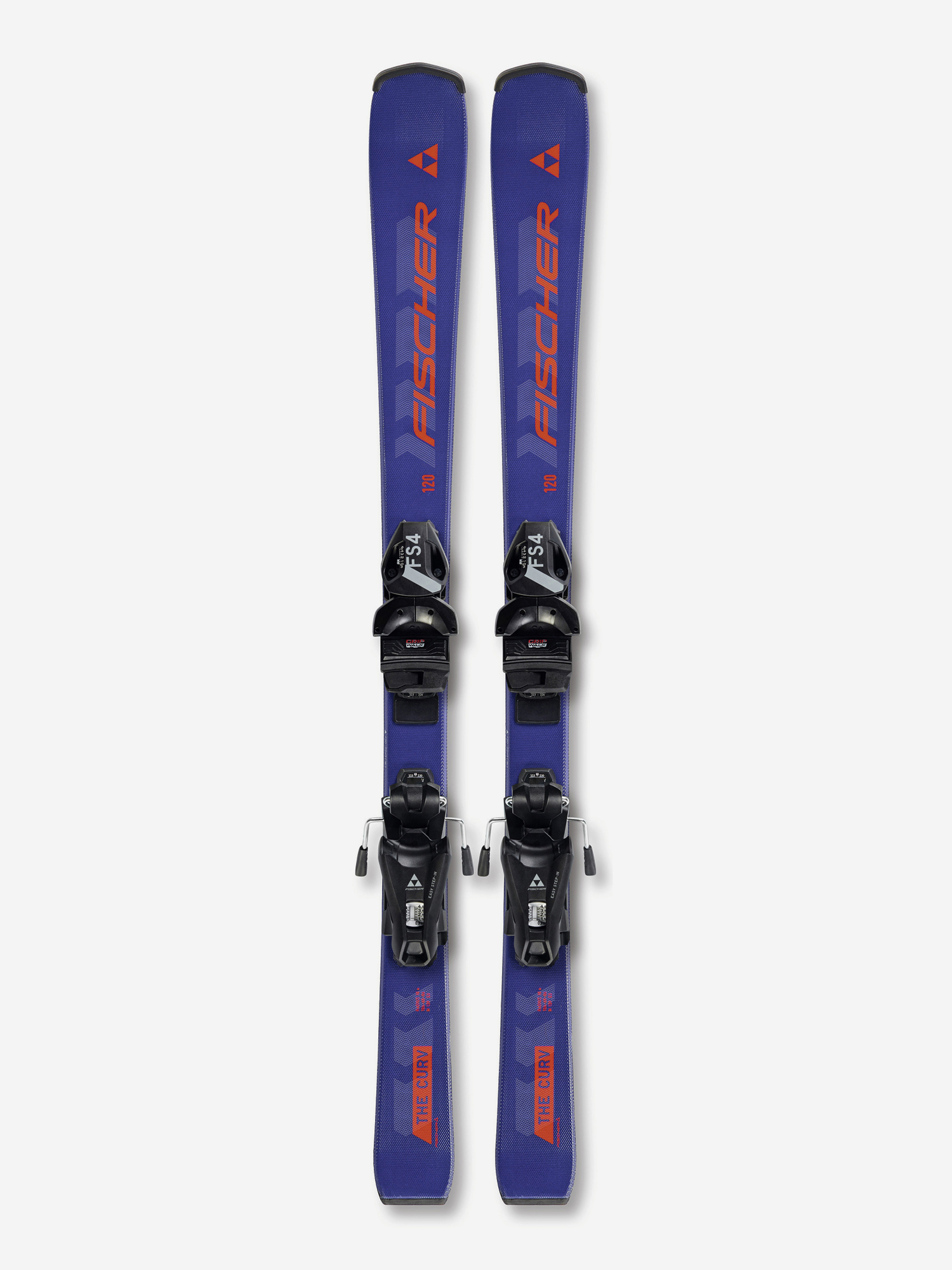 

Горные лыжи детские Fischer THE CURV + крепления FJ4, Синий