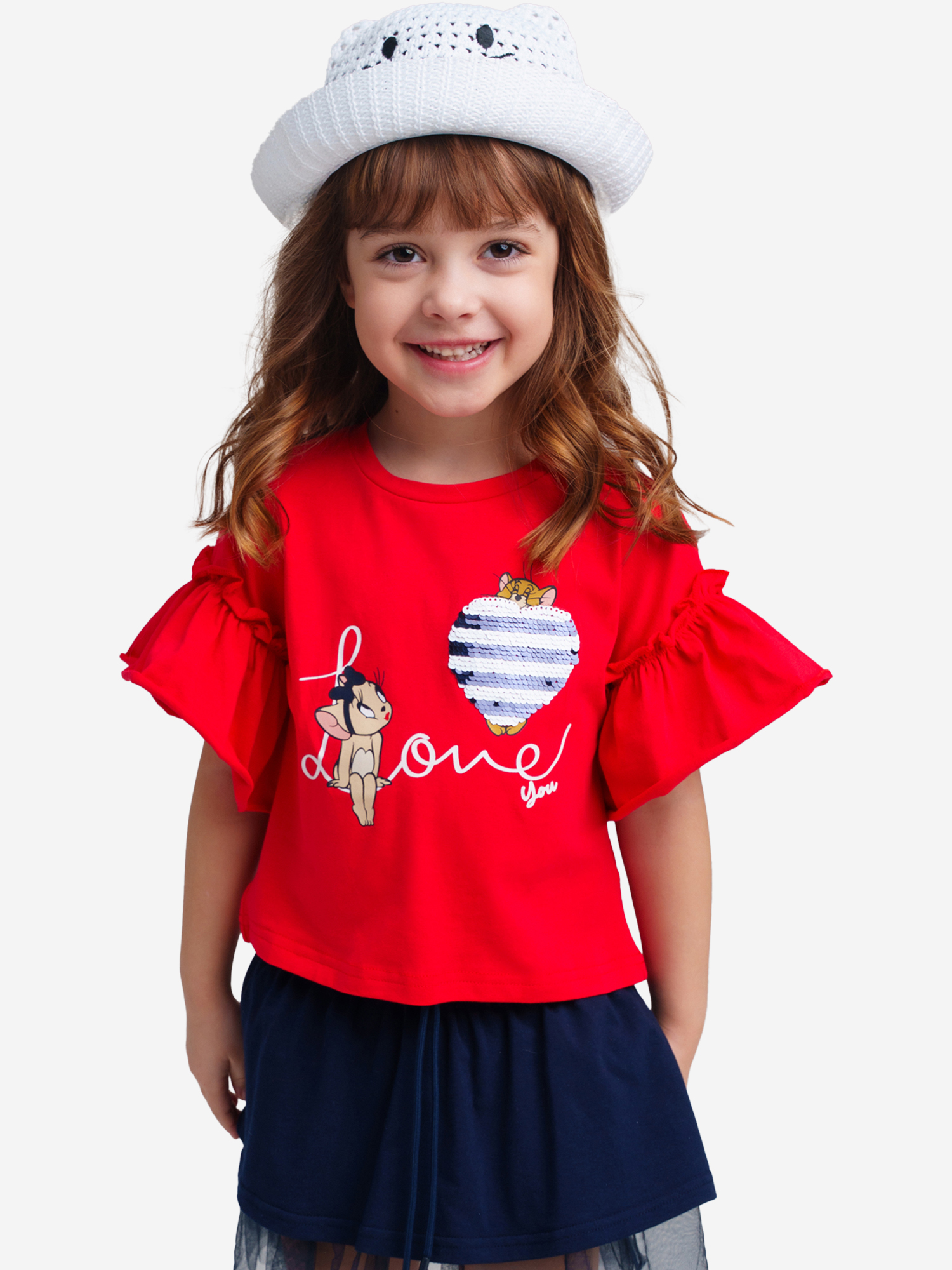 Изображение товара Футболка Playtoday для девочки натуральная летняя активный отдых Изображение товара Футболка Playtoday для девочки натуральная летняя активный отдых