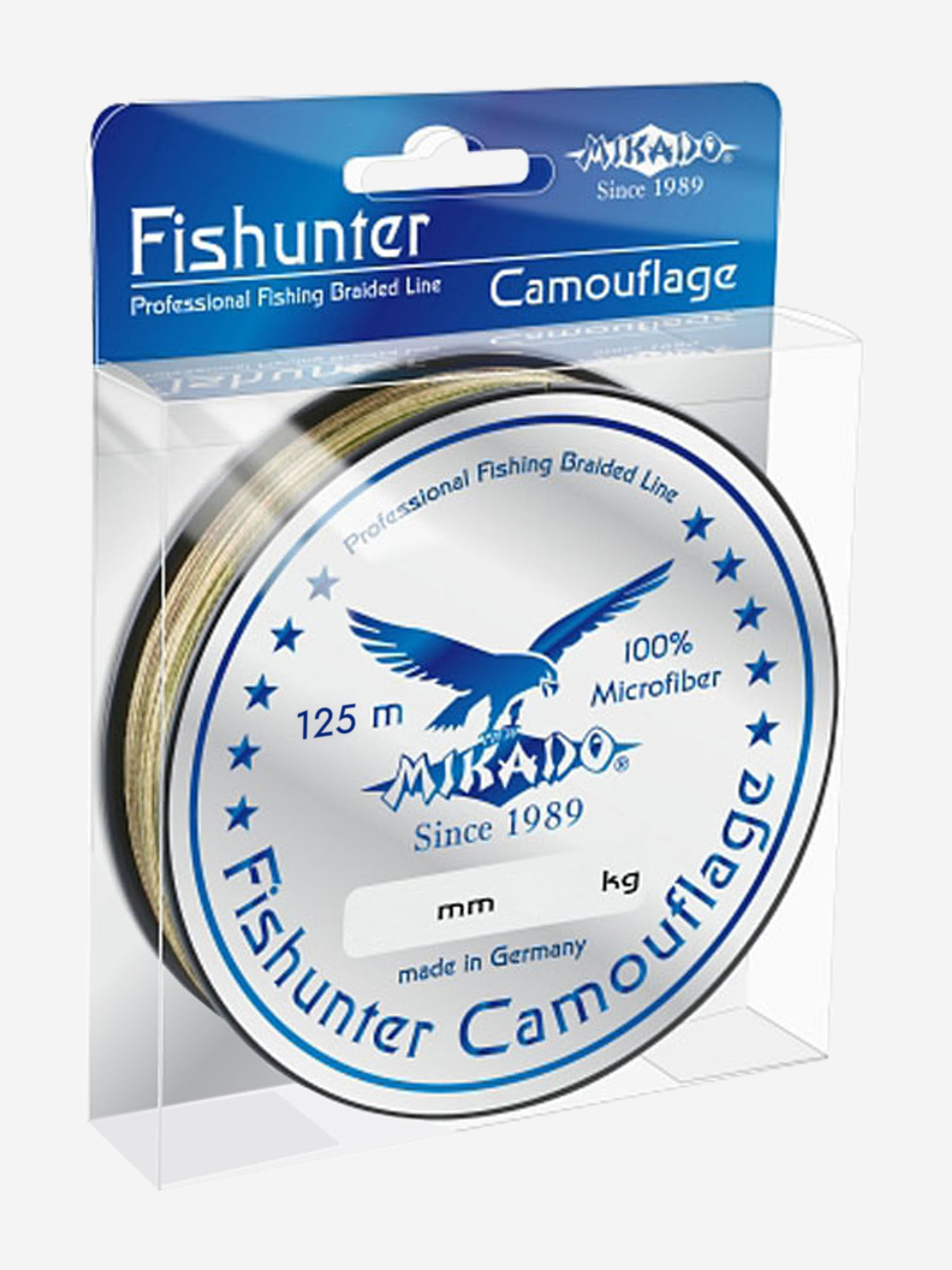 

Плетеный шнур Mikado FISHUNTER CAMOUFLAGE 0,26 (125 м) - 21.50 кг., Мультицвет