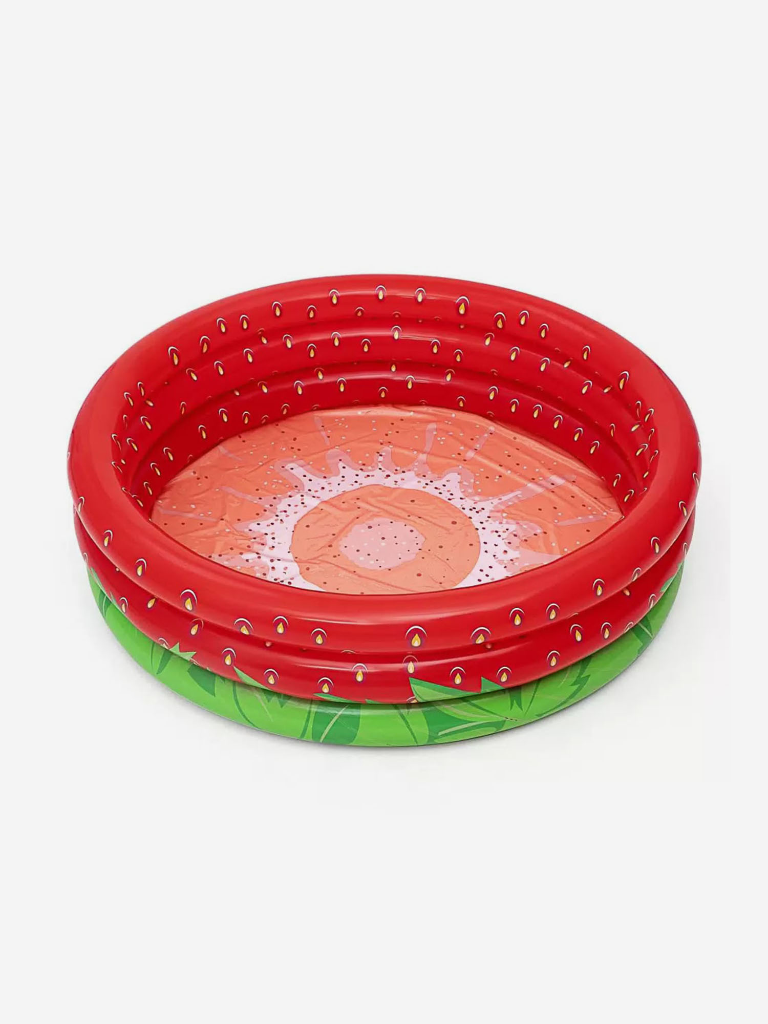

Бассейн детский BestWay 51145 Сладкая клубничка (160х38см) 2+, Красный