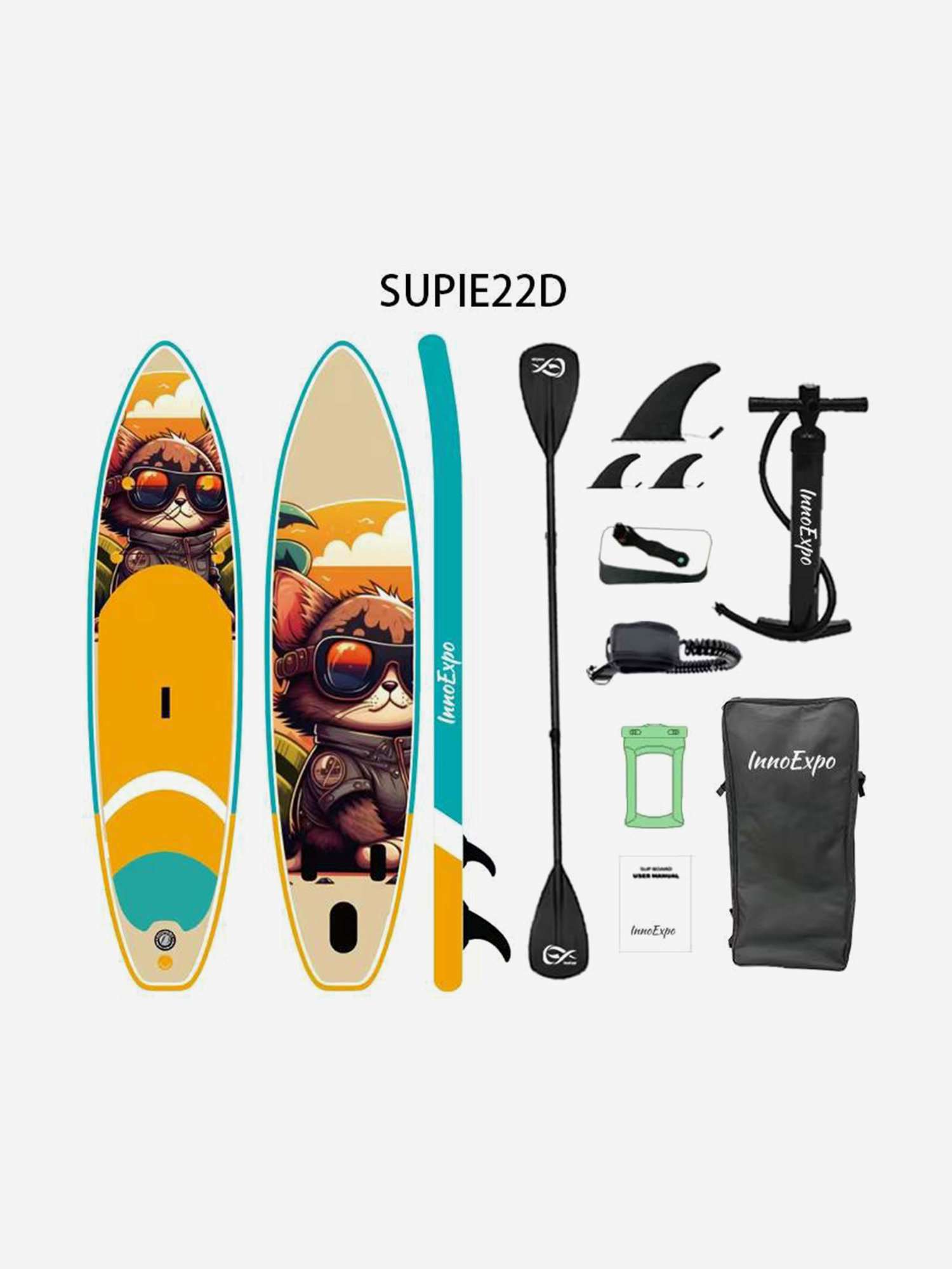 Изображение товара SUP-доска Inno Expo 22D 350*85*15,полный комплект