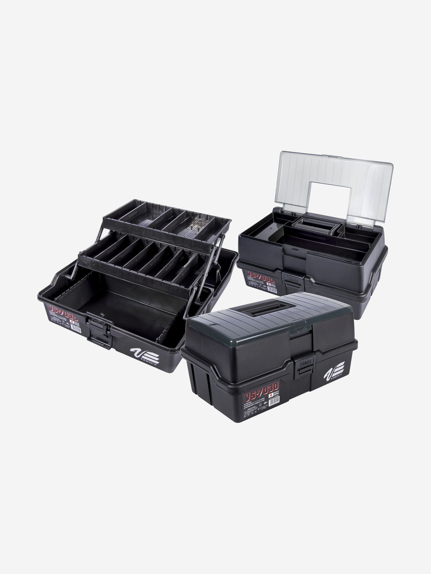 Изображение товара Ящик рыболовный Meiho Versus VS-7030 Black с отсеками для хранения приманок Изображение товара Ящик рыболовный Meiho Versus VS-7030 Black с отсеками для хранения приманок